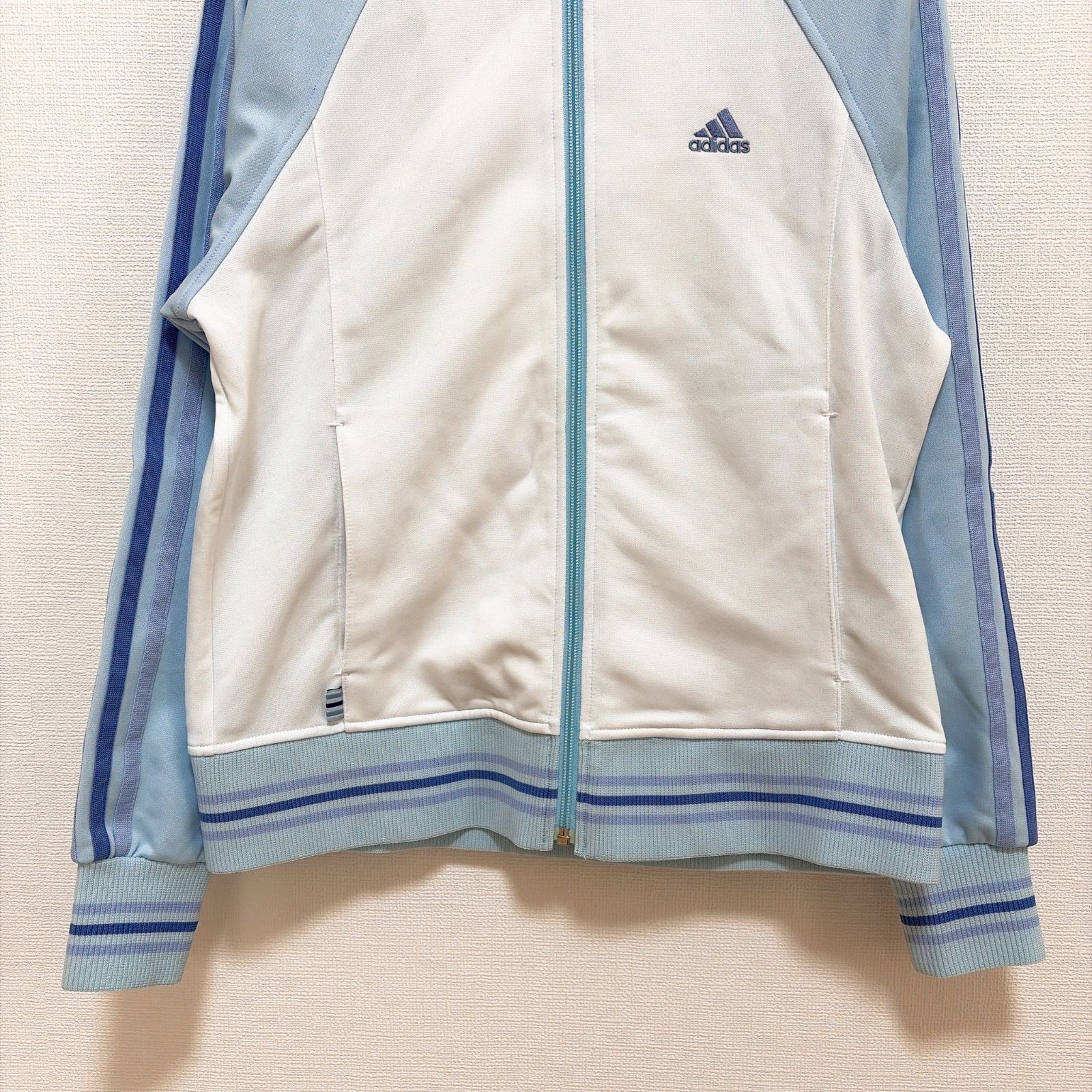 adidas アディダス トラックジャケット ジャージ ロゴ刺繍 スリー