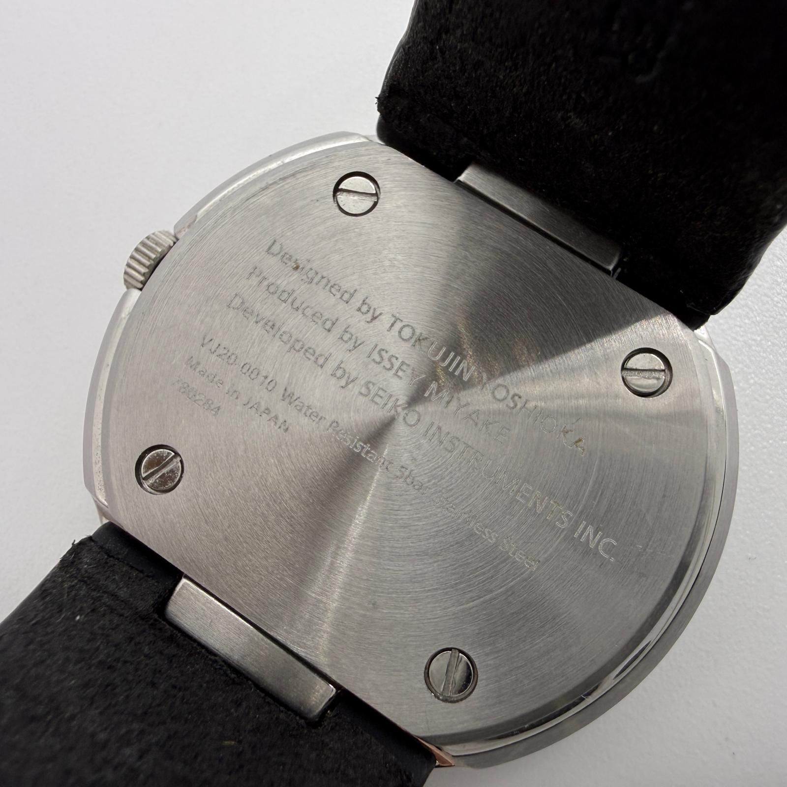 ISSEY MIYAKE 吉岡徳仁デザイン VJ20-0010 シルバー QZ メンズ 腕時計