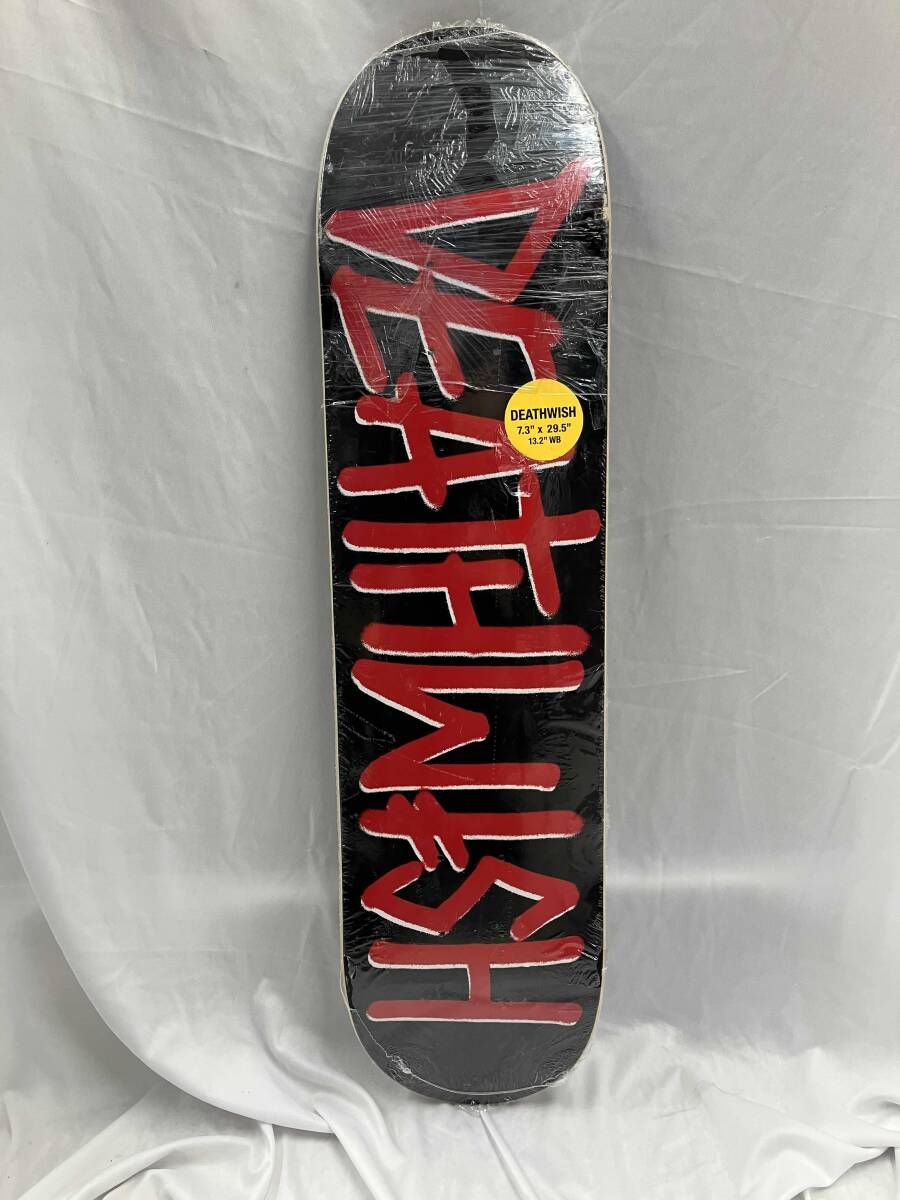 Deathwish SkateboardsBlack/Redスケートボードデッキ 7.3inch】 DEATHWISH デスウィッシュ Black Red 黒×赤 デッキ スケボー