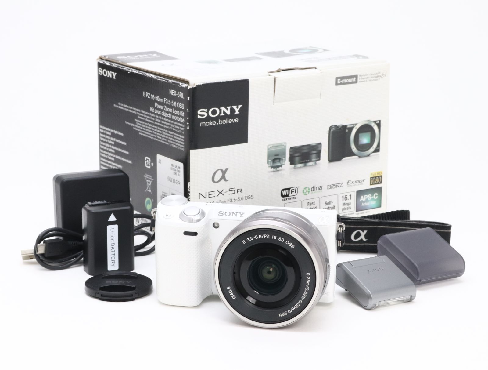 美品 SONY NEX-5R(ズームレンズキット EPZ16-50mm) 【公式通販】