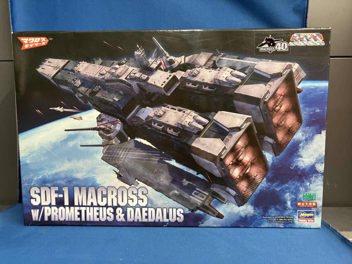 プラモデル ハセガワ 1/4000 SDF-1 マクロス要塞艦 w/プロメテウス