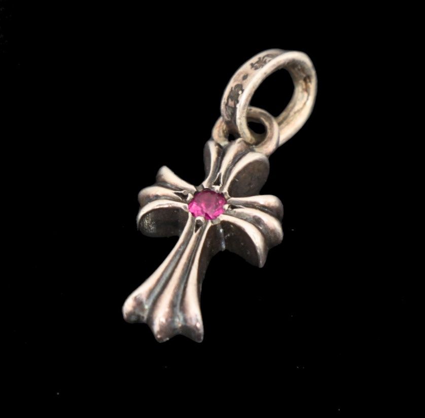 CHROME HEARTS 新宿店 クロムハーツ インボイス付き 両面ルビー 