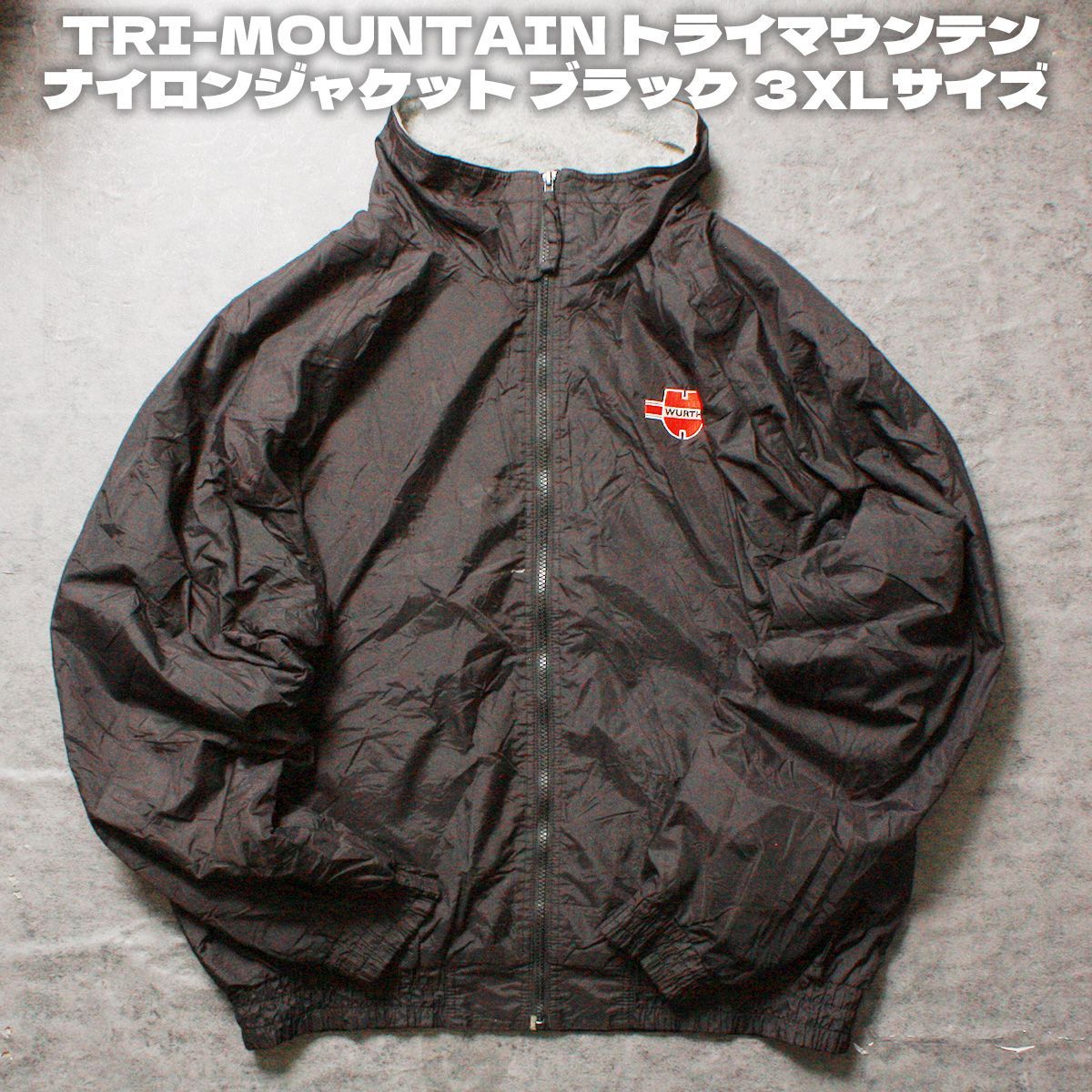 Tri-Mountain トライマウンテン ナイロンジャケット ブラック 3XL 