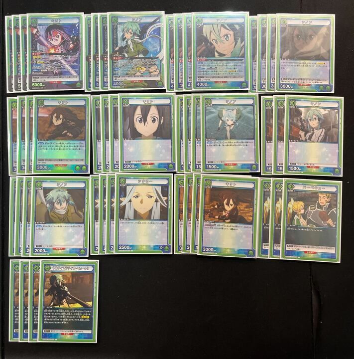 ユニオンアリーナ　シノン　デッキ デッキ】ソードアート・オンライン（SAO) (GGO) 緑 シノン【 UNION