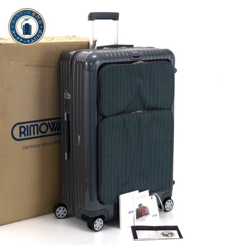 美品　リモワ　サルサデラックス　ブラック　104L RIMOWA（リモワ） 送料無料 サルサ デラックス ハイブリッド ビジネス