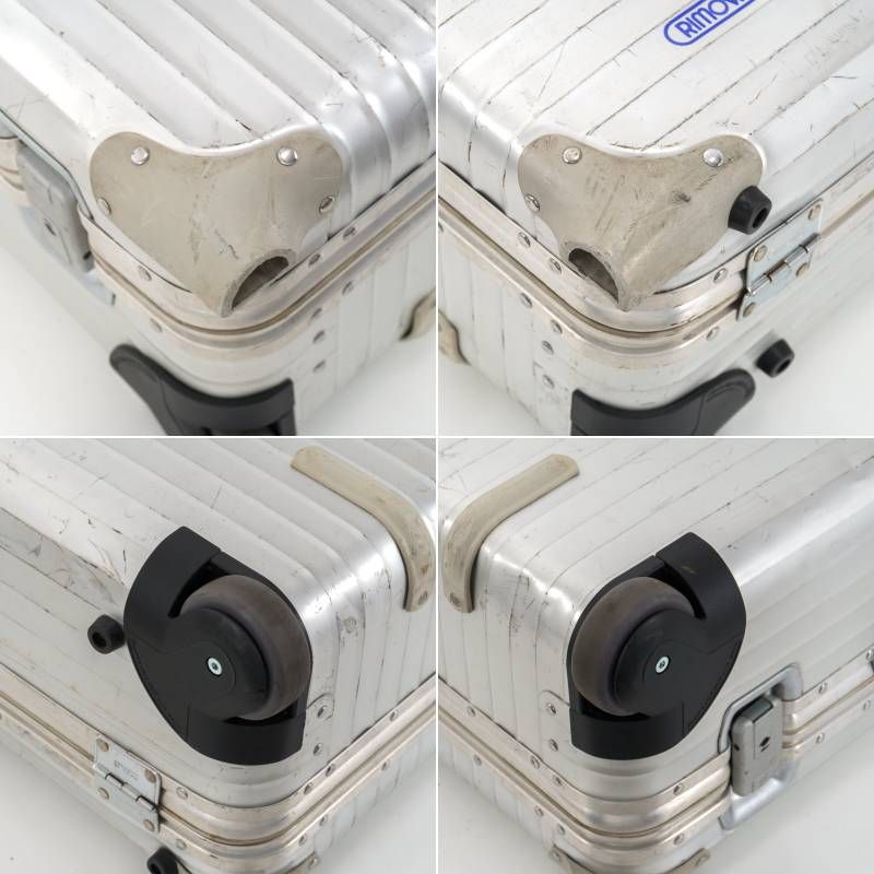 RIMOWA リモワ TOPAS トパーズ 63L 2輪 TSAロックベルト付 チェック
