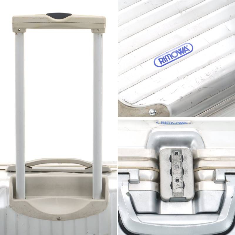 RIMOWA リモワ TOPAS トパーズ 63L 2輪 TSAロックベルト付 チェック