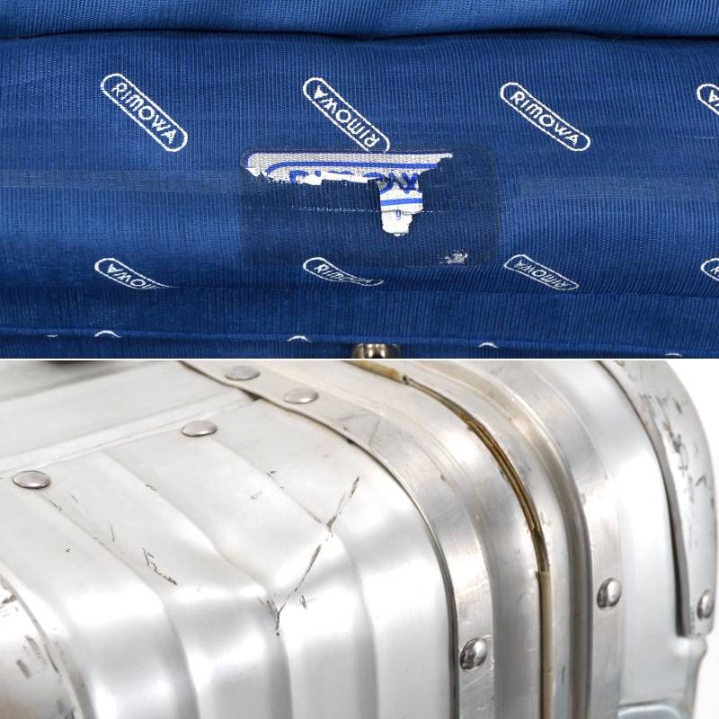 RIMOWA リモワ TOPAS トパーズ 63L 2輪 TSAロックベルト付 チェック