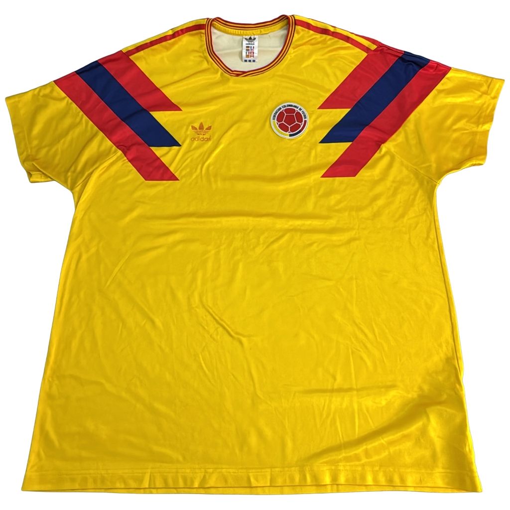 adidas アディダス 1990年 W杯 コロンビア代表 ユニフォーム プロ