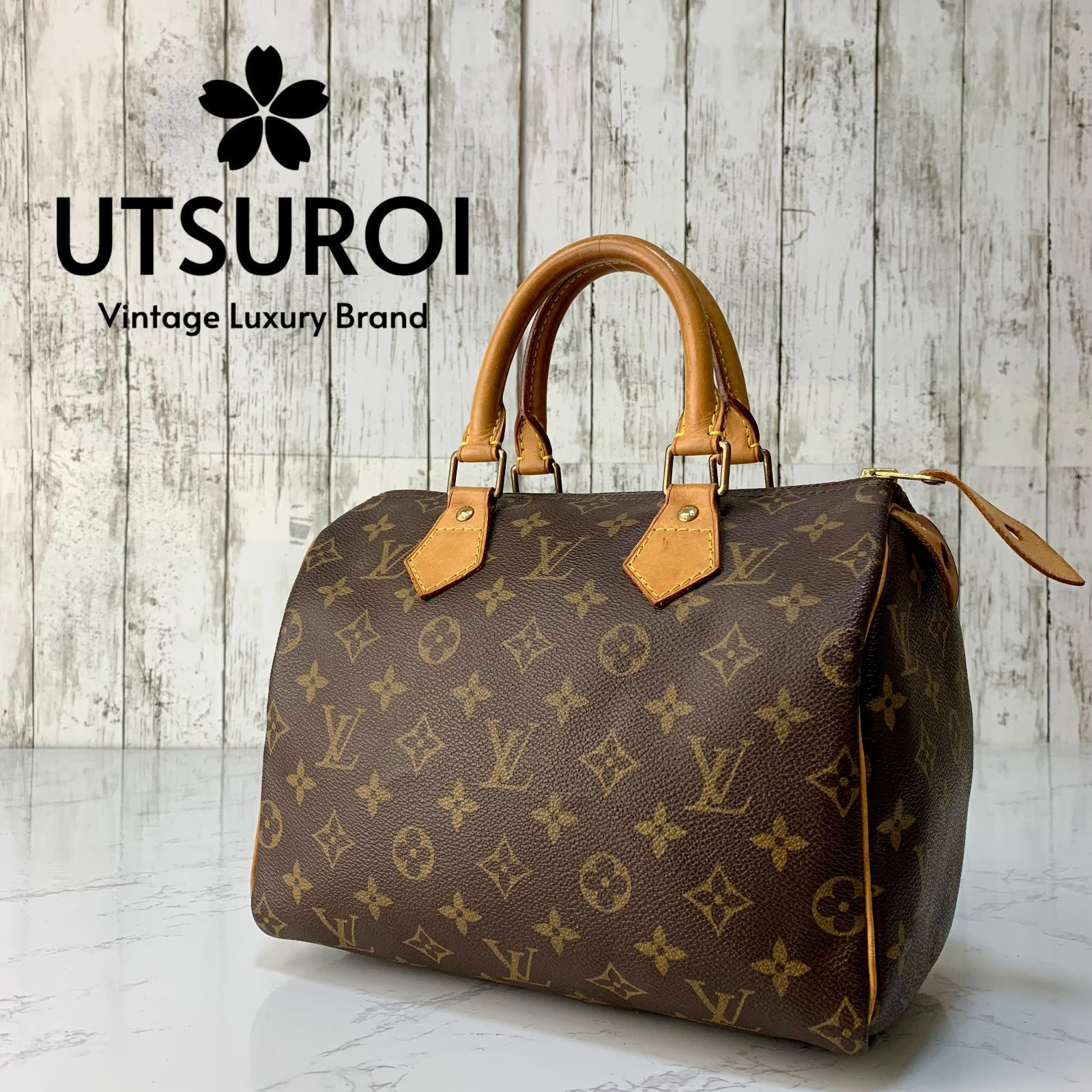 LOUIS VUITTON スピーディ 25 モノグラム ハンドバッグ ミニボストン 