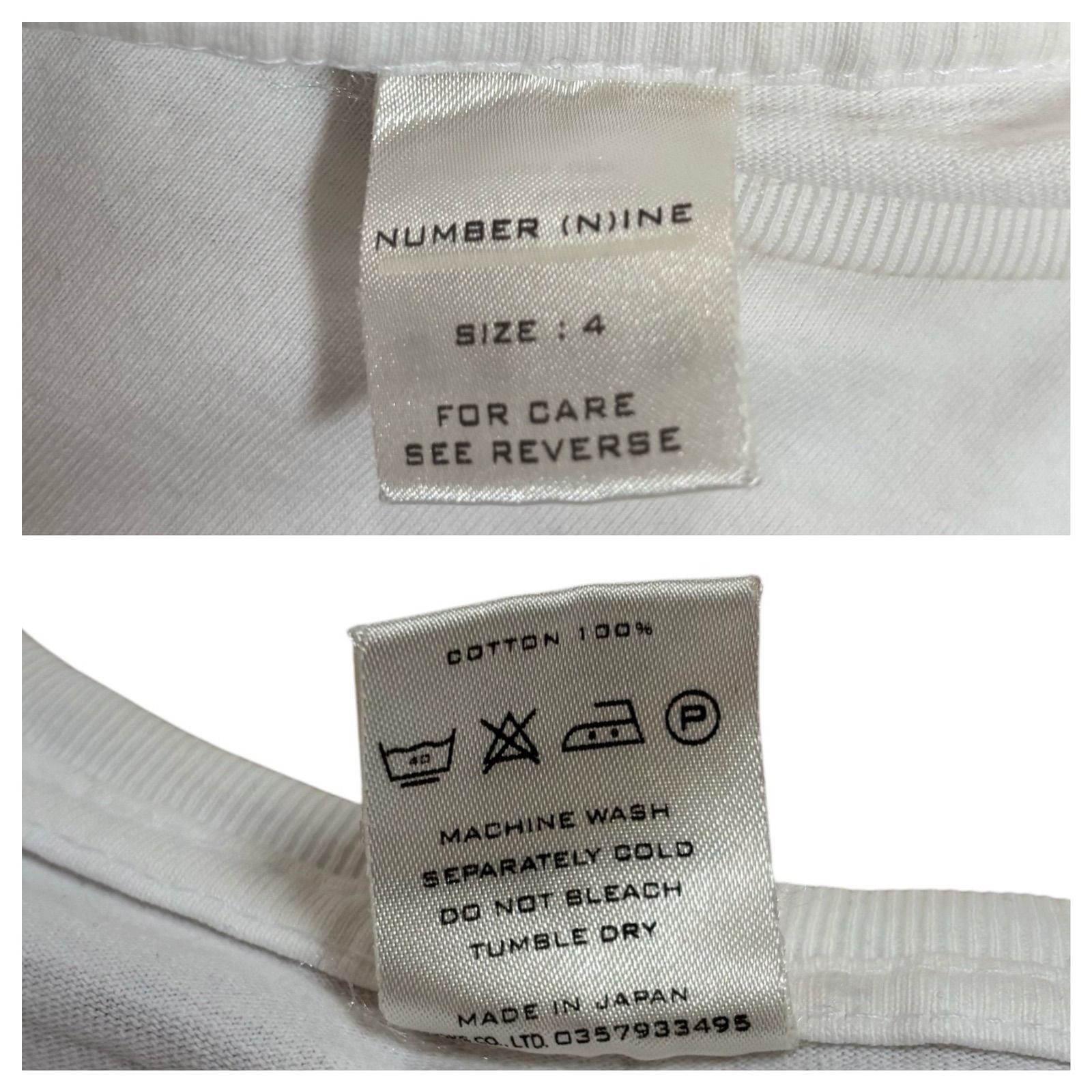 NUMBER (N)INE 】「ARM & BEER」プリントTシャツ - メルカリ