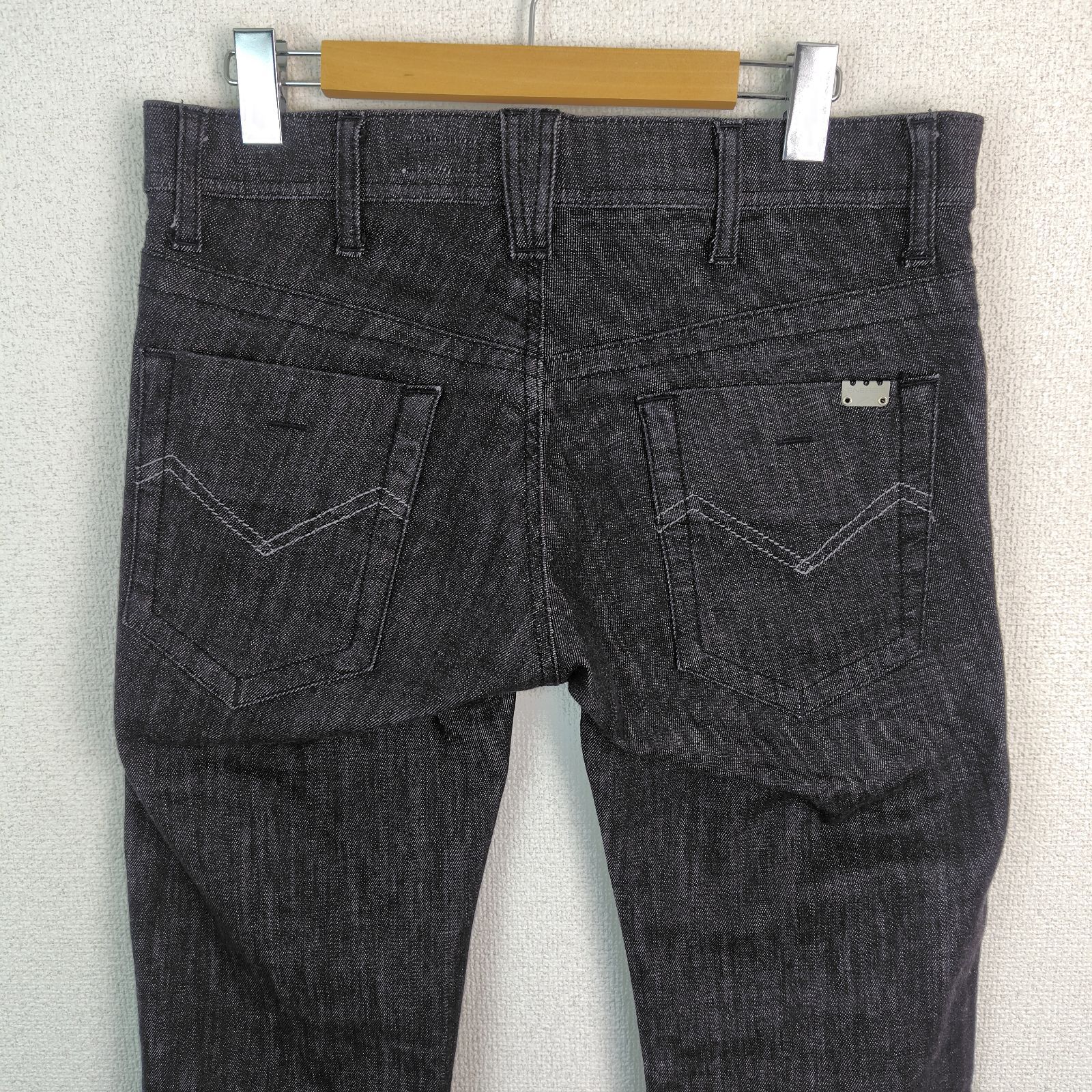 00s ENERGIE エナジー デニムパンツ ブラック W30 L34 メンズ 古着 