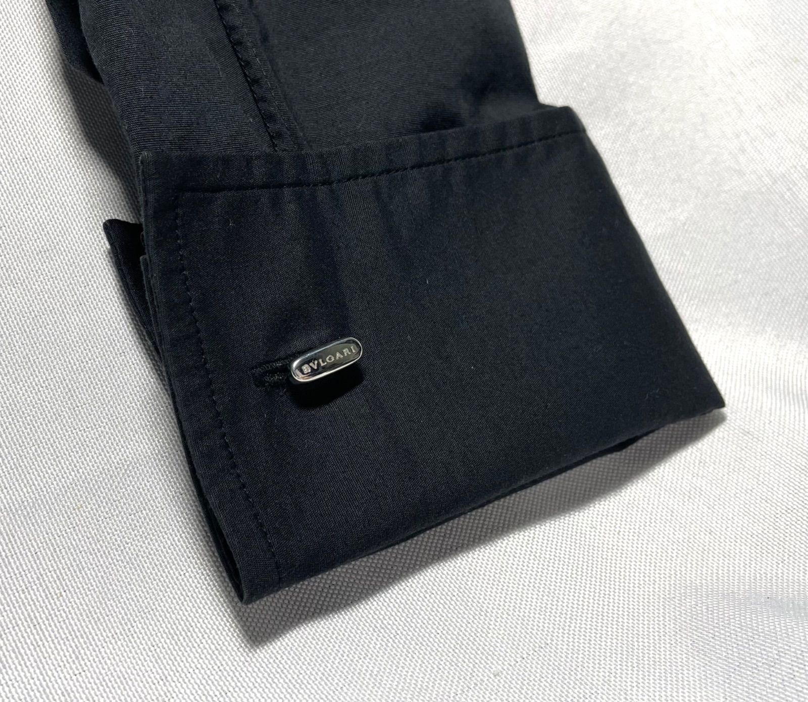 美品 希少 BVLGARI ブルガリ エンブレムロゴデザイン 鏡面スターリング