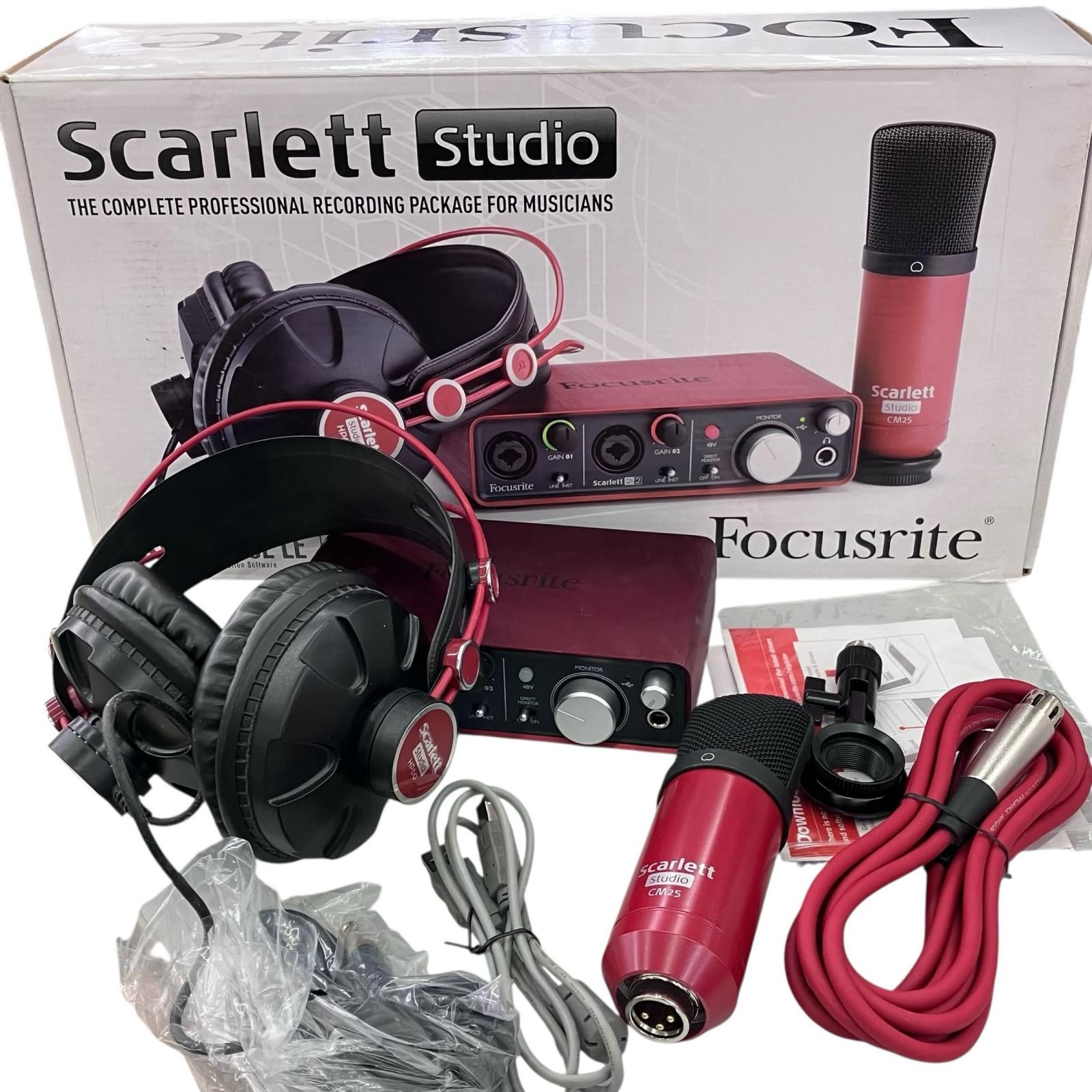 186000 通電確認のみ Scarlett Studio フォーカスライト オーディオ 
