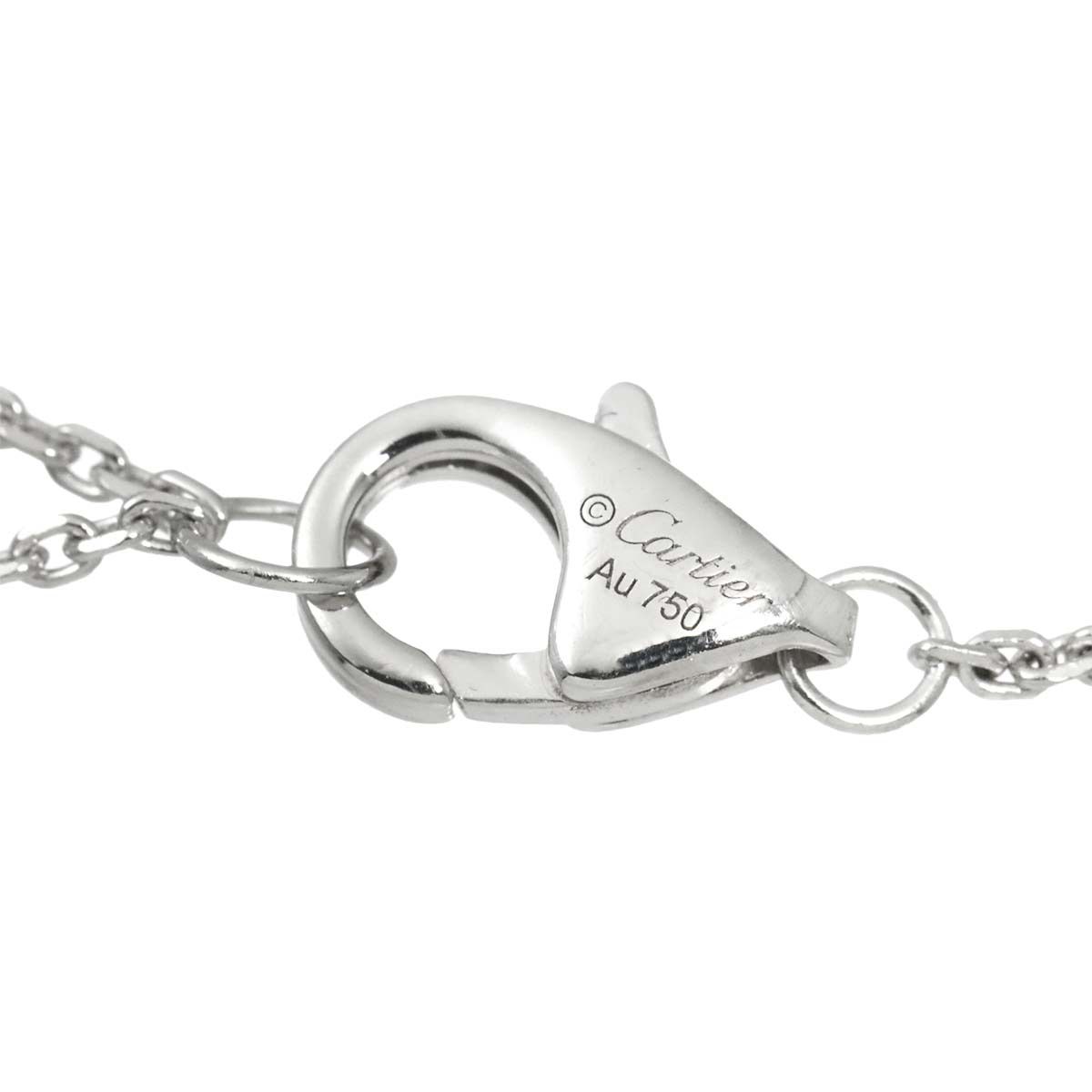 カルティエ Cartier ダムール ダイヤ ブレスレット XS 18.5cm K18 WG 