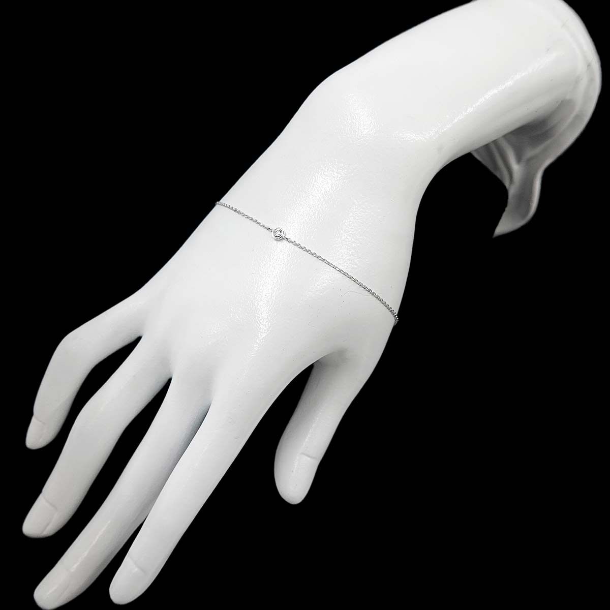 カルティエ Cartier ダムール ダイヤ ブレスレット XS 18.5cm K18 WG 