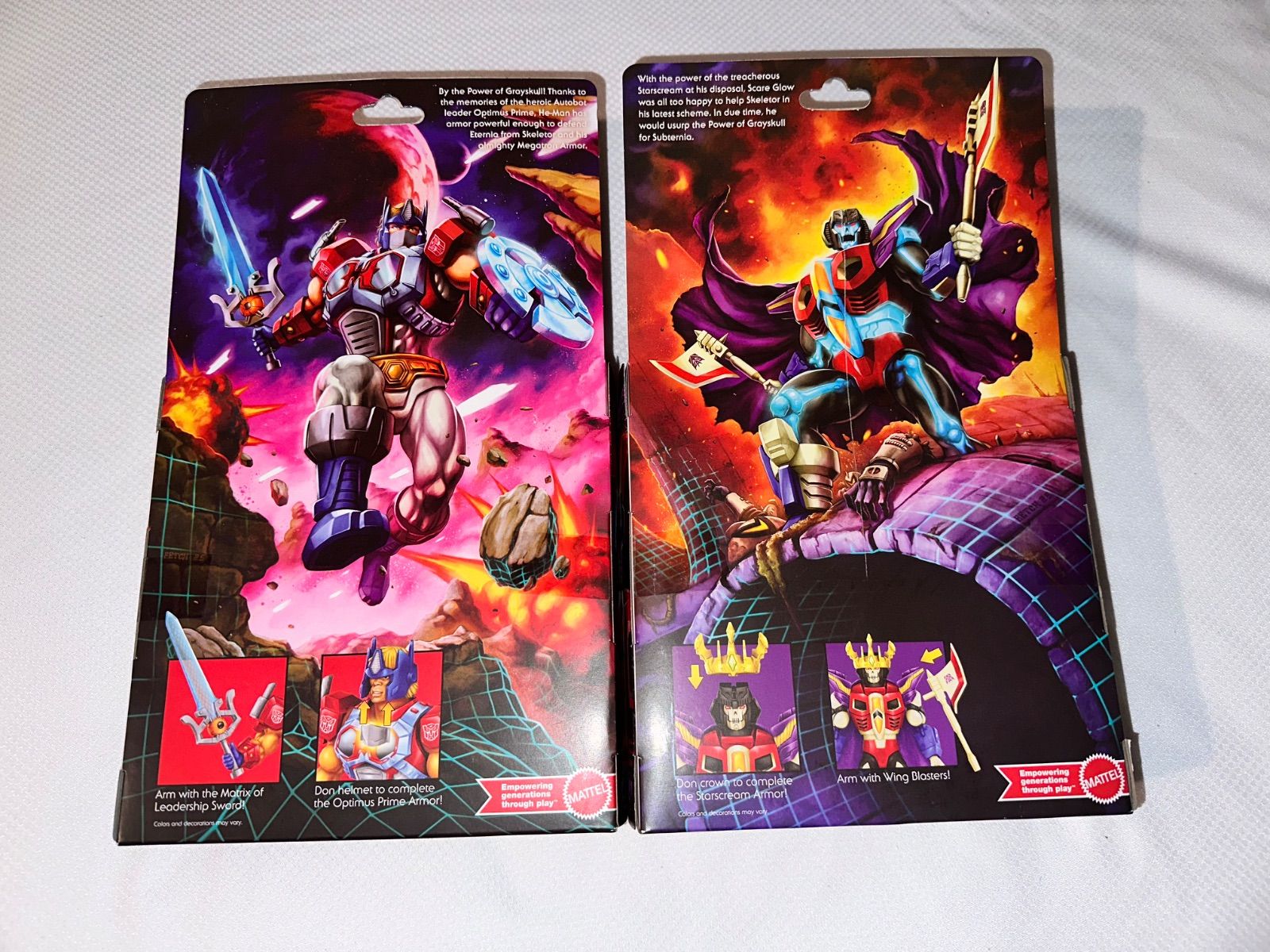 新品未開封】トランスフォーマー マスターズオブザユニバース 2点