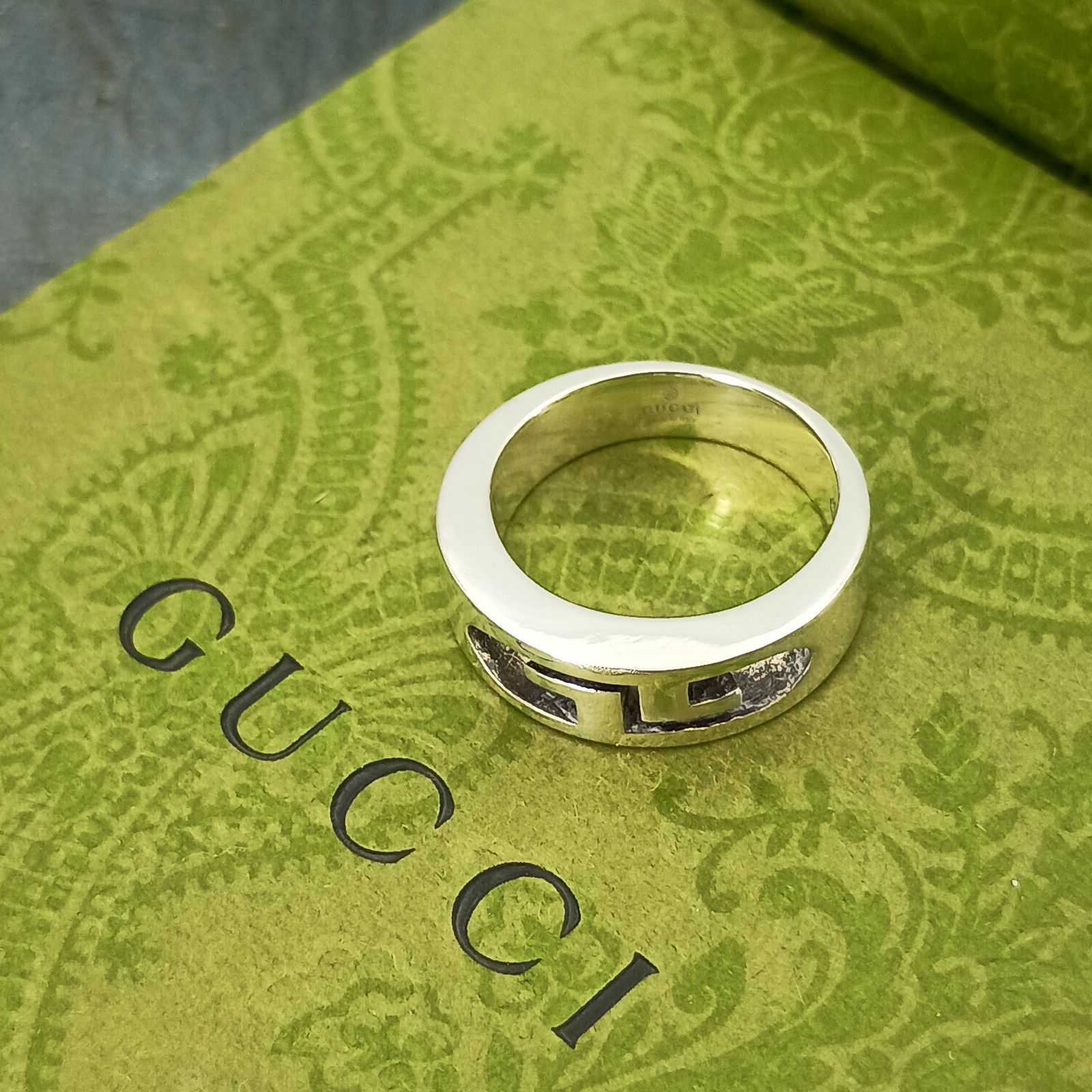 GUCCI グッチ ダブルG カットアウト リング 13号 指輪 レディース 