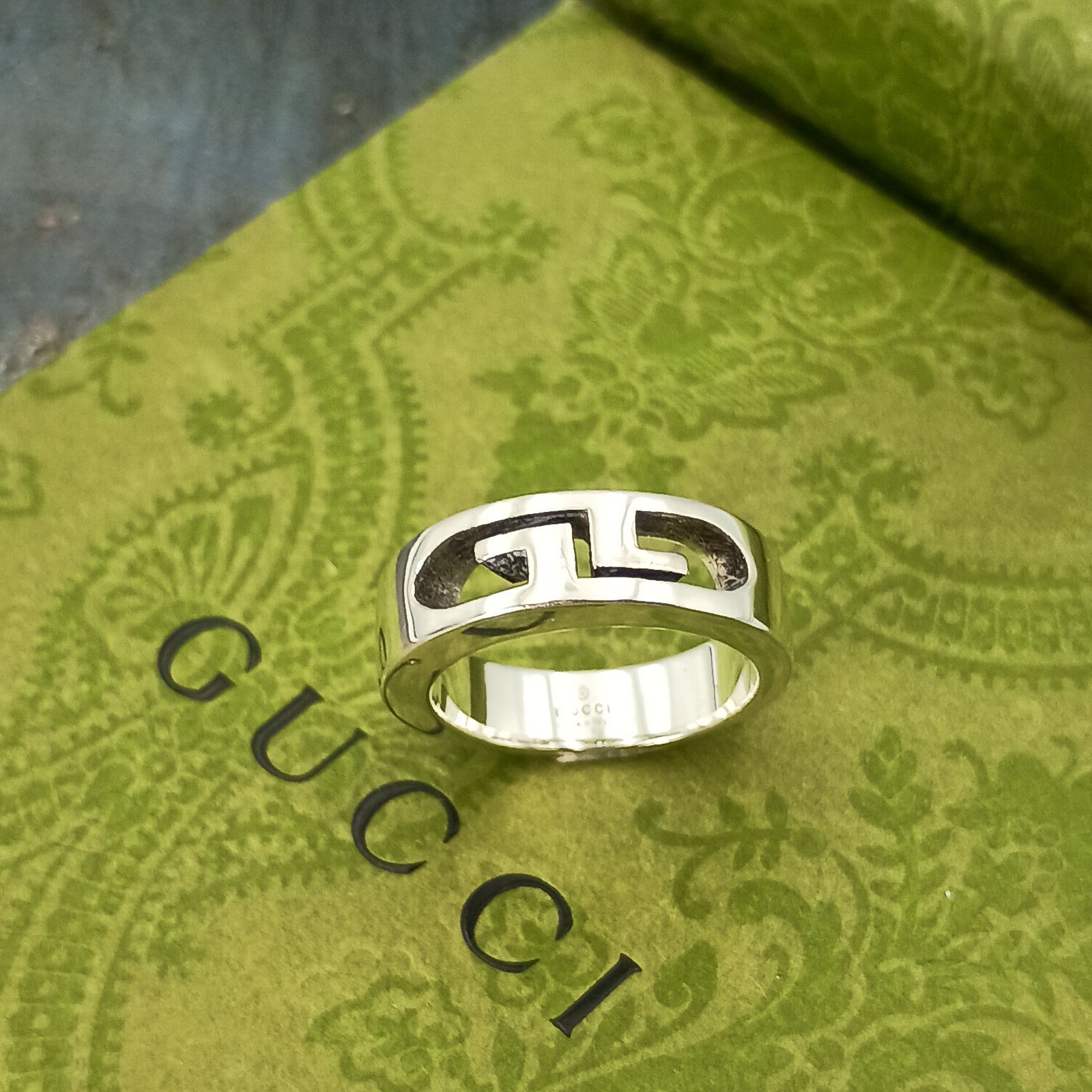 GUCCI グッチ ダブルG カットアウト リング 13号 指輪 レディース 