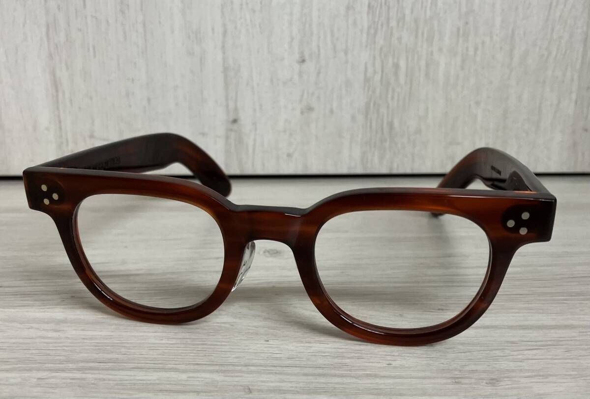 Julius tart optical ジュリアスタートオプティカル メガネ FDR [PL-106G] レッド系フレーム 日本製