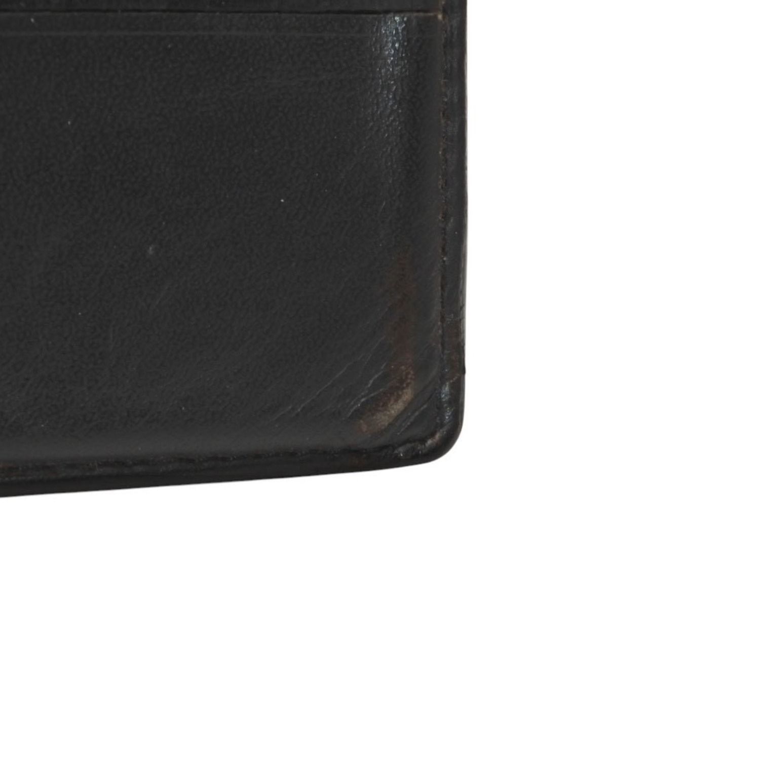 GOYARD ゴヤール 二つ折り財布 Card Holder カードホルダー ヘリンボーン柄 Black ブラック 良品 中古 4a000458 GOYARD - GOYARD ゴヤール 二つ折り財布 Card Holder カードホルダー