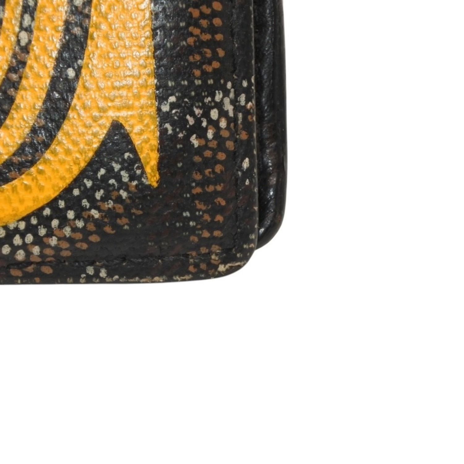 GOYARD ゴヤール 二つ折り財布 Card Holder カードホルダー ヘリンボーン柄 Black ブラック 良品 中古 4a000458 GOYARD - GOYARD ゴヤール 二つ折り財布 Card Holder カードホルダー