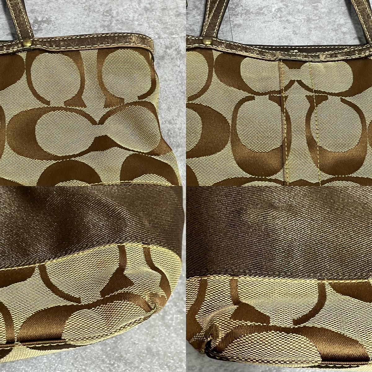 COACH】コーチ シグネチャー柄トートバッグ シグネチャーモチーフ 