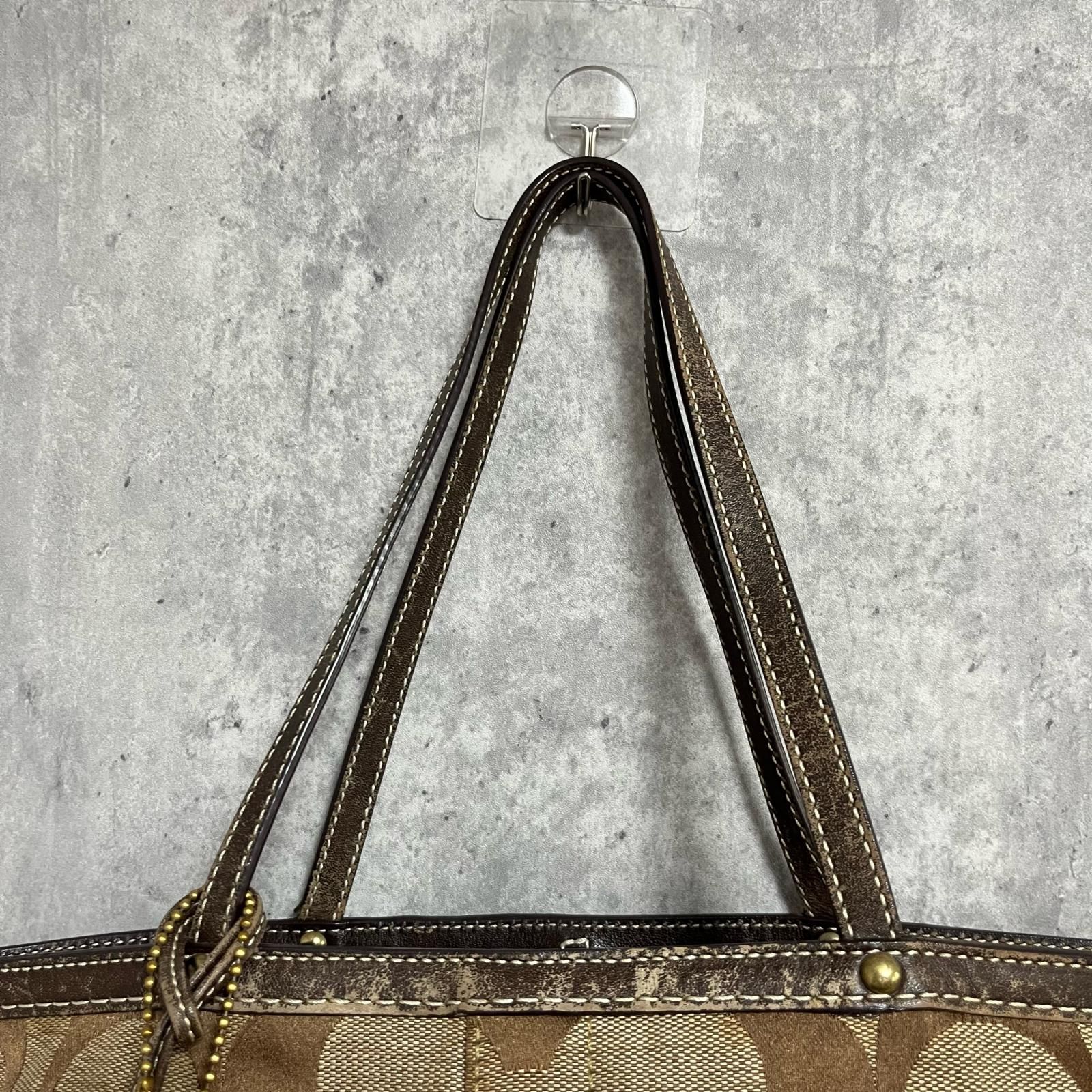COACH】コーチ シグネチャー柄トートバッグ シグネチャーモチーフ 