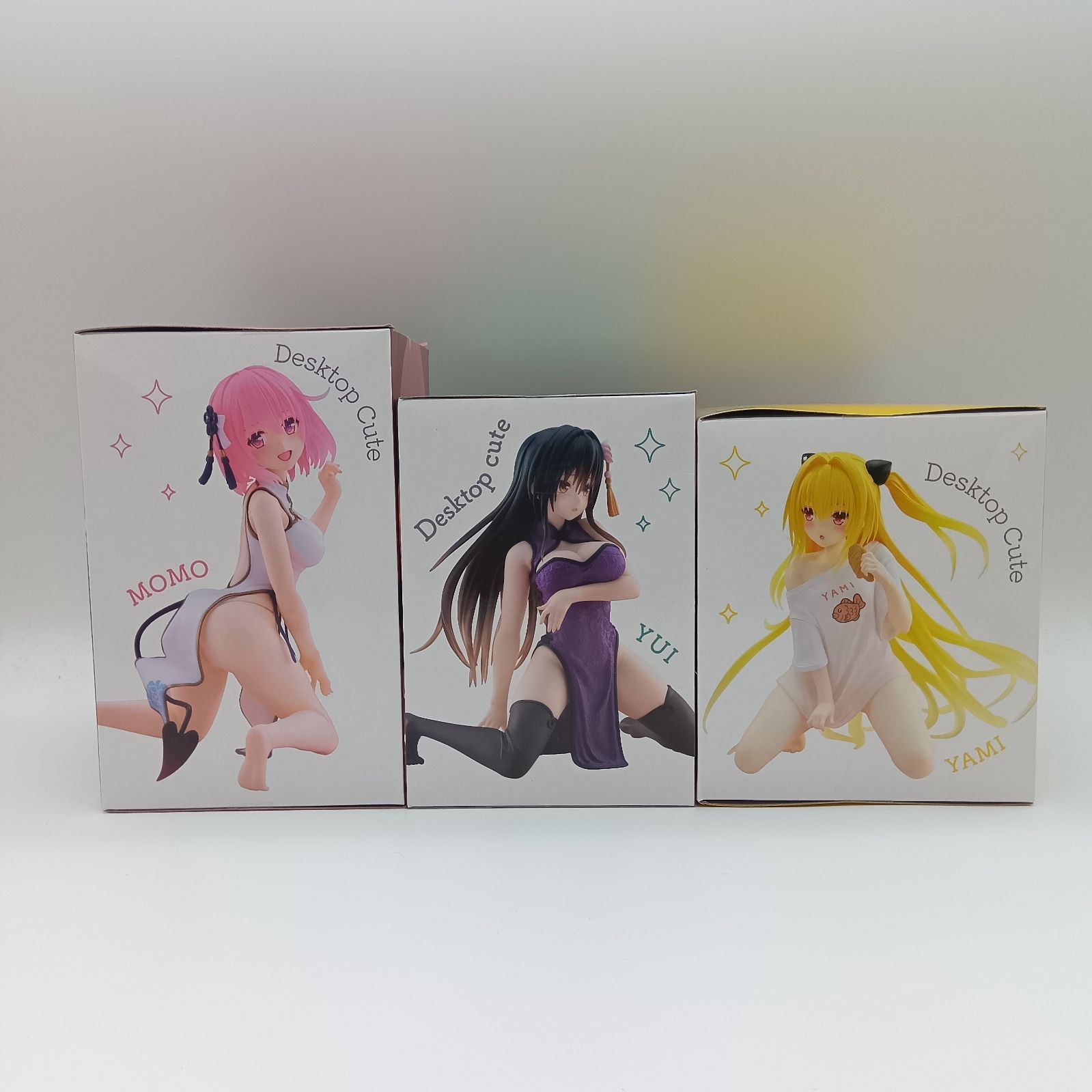 未開封】To LOVEる とらぶる ダークネス Desktop Cute フィギュア 3体