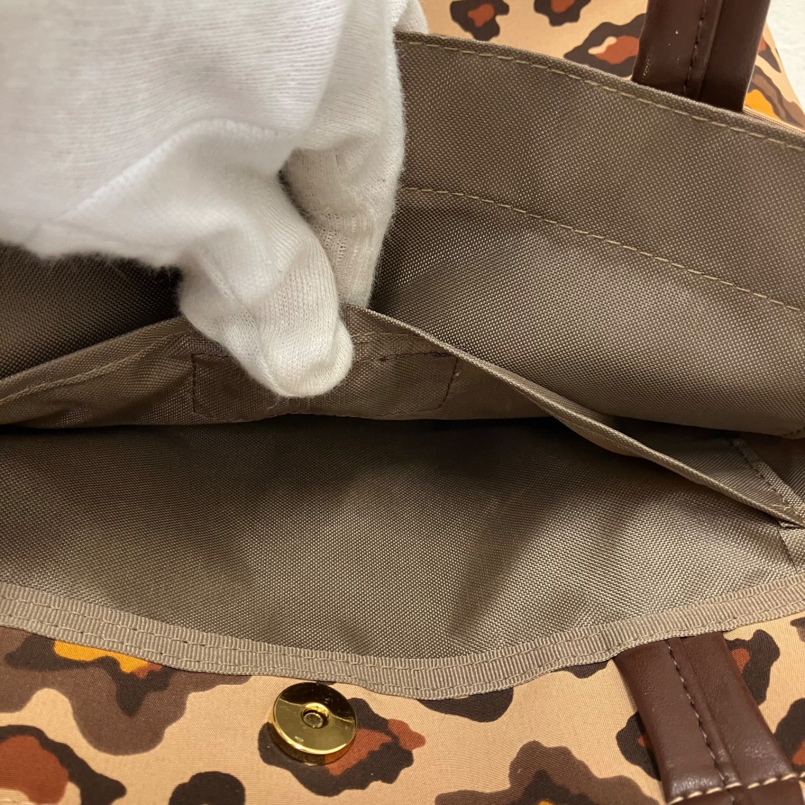 1864 FEILER フェイラー トートバッグ ハンドバッグ レオパード ヒョウ