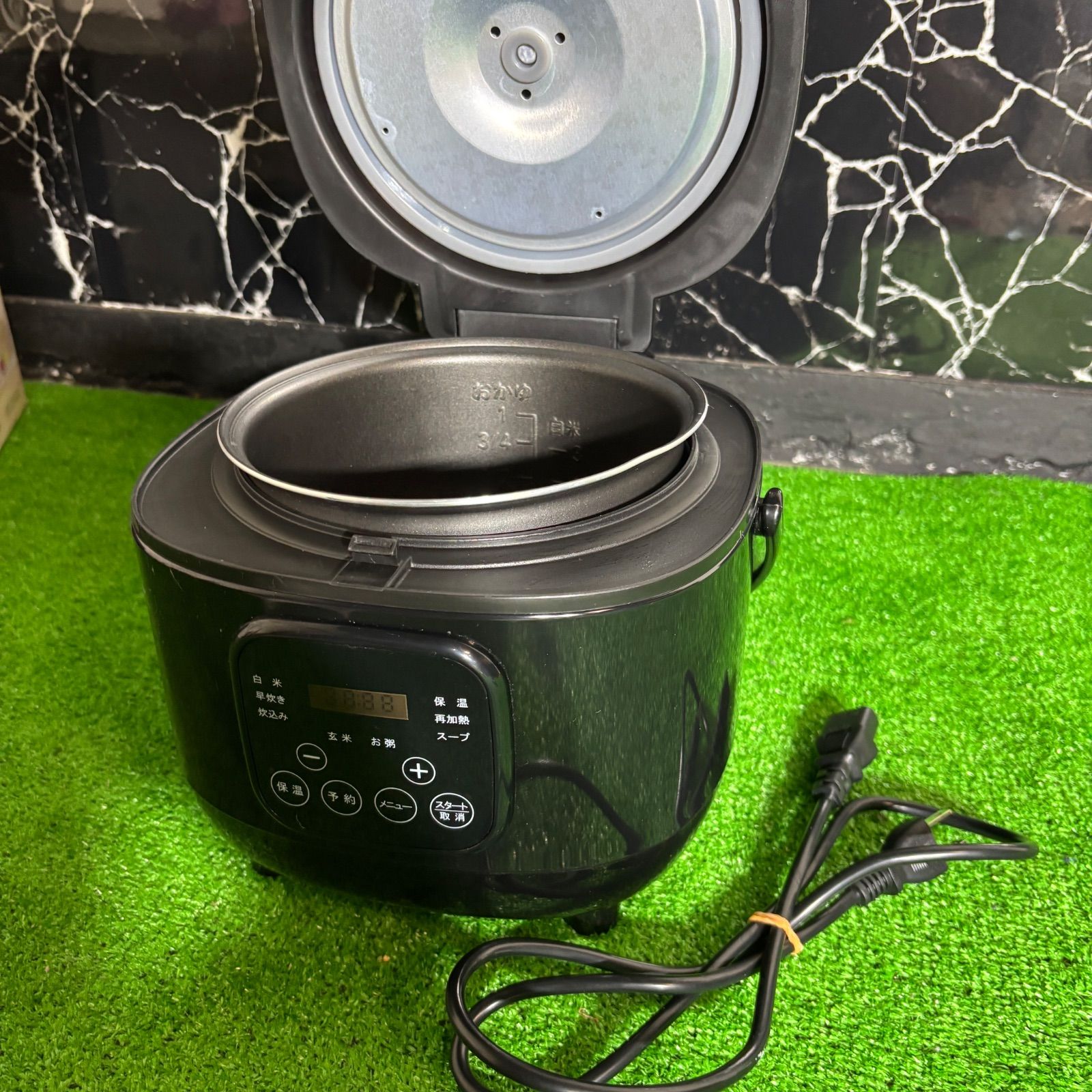 VERSOS ベルソス 炊飯器 マイコン 3合 ブラック 黒 説明書付き 箱付き