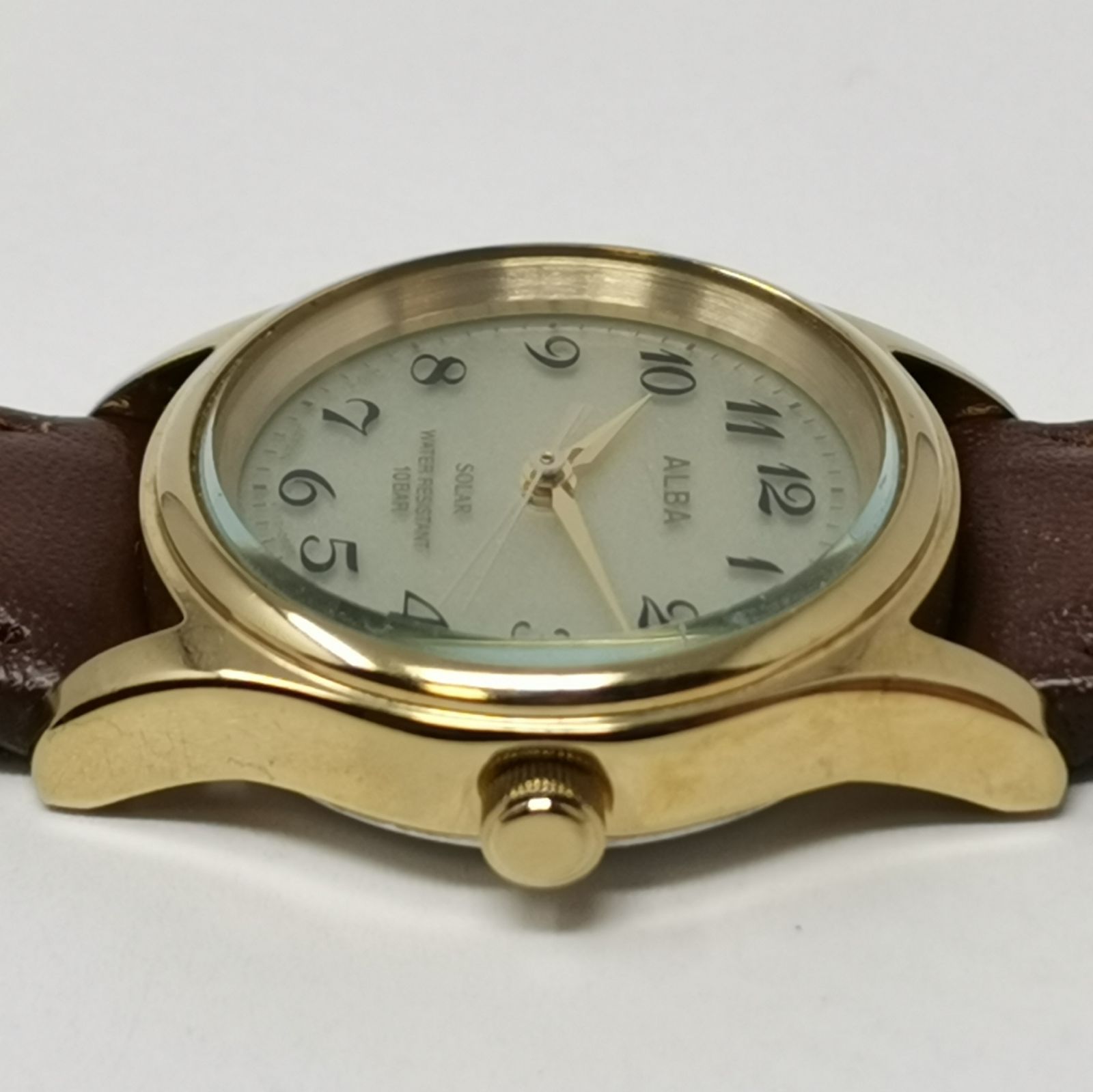 セイコー SEIKO アルバ ALBA ソーラー レディース腕時計 V117-0AP0