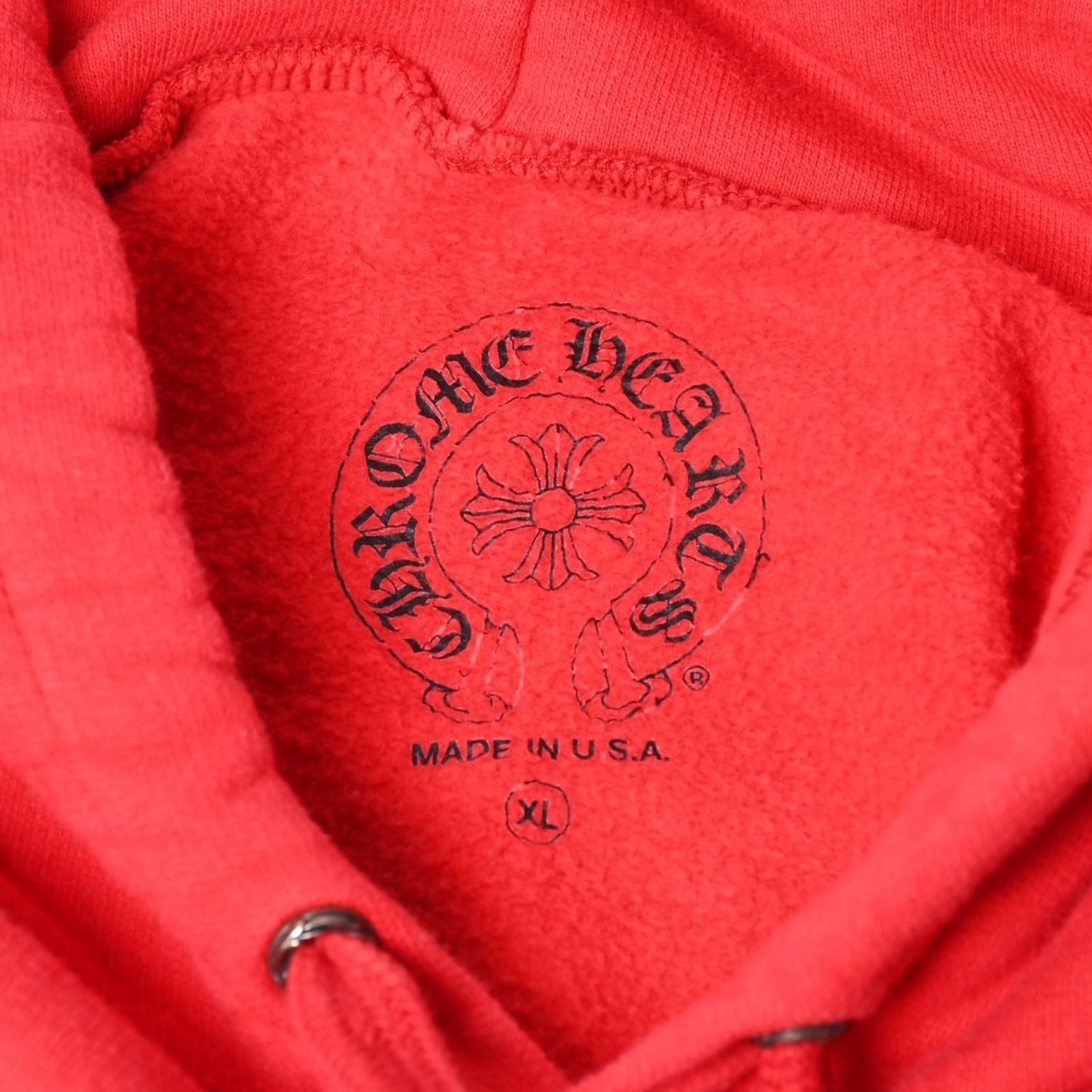 CHROME HEARTS クロムハーツ スクロールラベルプリント パーカー