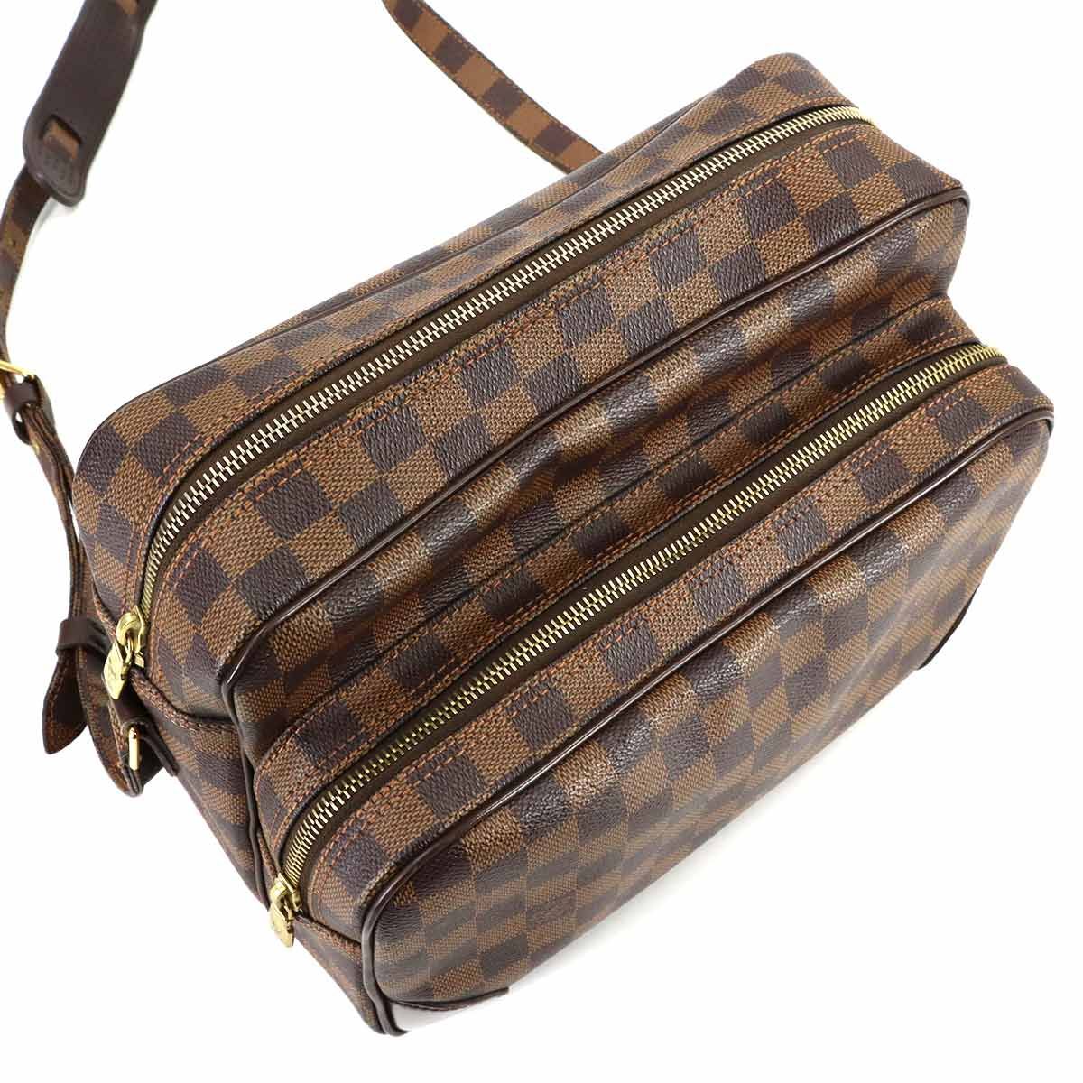 美品 ルイ ヴィトン LOUIS VUITTON ダミエ ナイル パーソナル SPO ショルダー バッグ エベヌ N48062 Nile 90316217 美品 ルイ ヴィトン LOUIS VUITTON ダミエ ナイル パーソナル SPO
