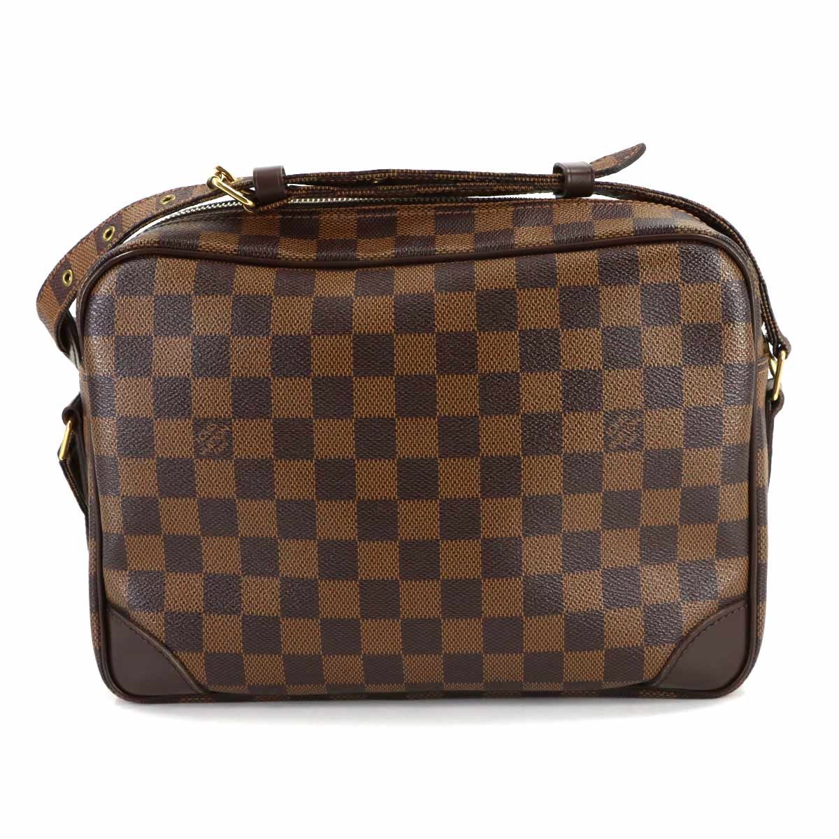 美品 ルイ ヴィトン LOUIS VUITTON ダミエ ナイル パーソナル SPO ショルダー バッグ エベヌ N48062 Nile 90316217 美品 ルイ ヴィトン LOUIS VUITTON ダミエ ナイル パーソナル SPO