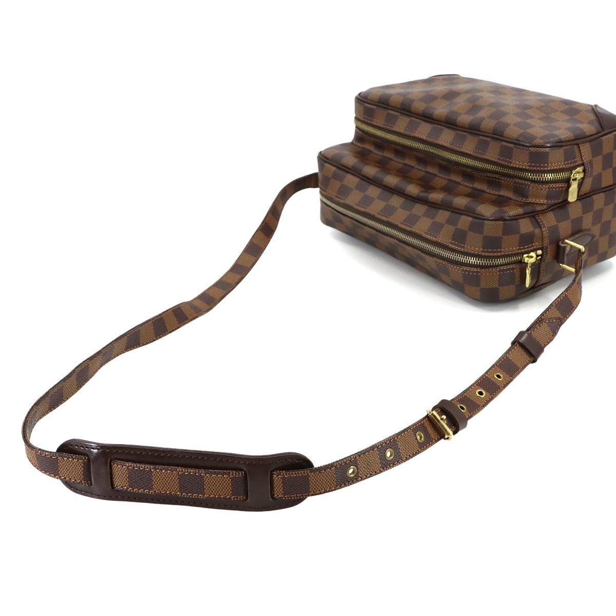 美品 ルイ ヴィトン LOUIS VUITTON ダミエ ナイル パーソナル SPO ショルダー バッグ エベヌ N48062 Nile 90316217 美品 ルイ ヴィトン LOUIS VUITTON ダミエ ナイル パーソナル SPO