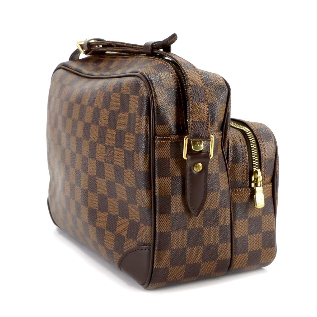 美品 ルイ ヴィトン LOUIS VUITTON ダミエ ナイル パーソナル SPO ショルダー バッグ エベヌ N48062 Nile 90316217 美品 ルイ ヴィトン LOUIS VUITTON ダミエ ナイル パーソナル SPO