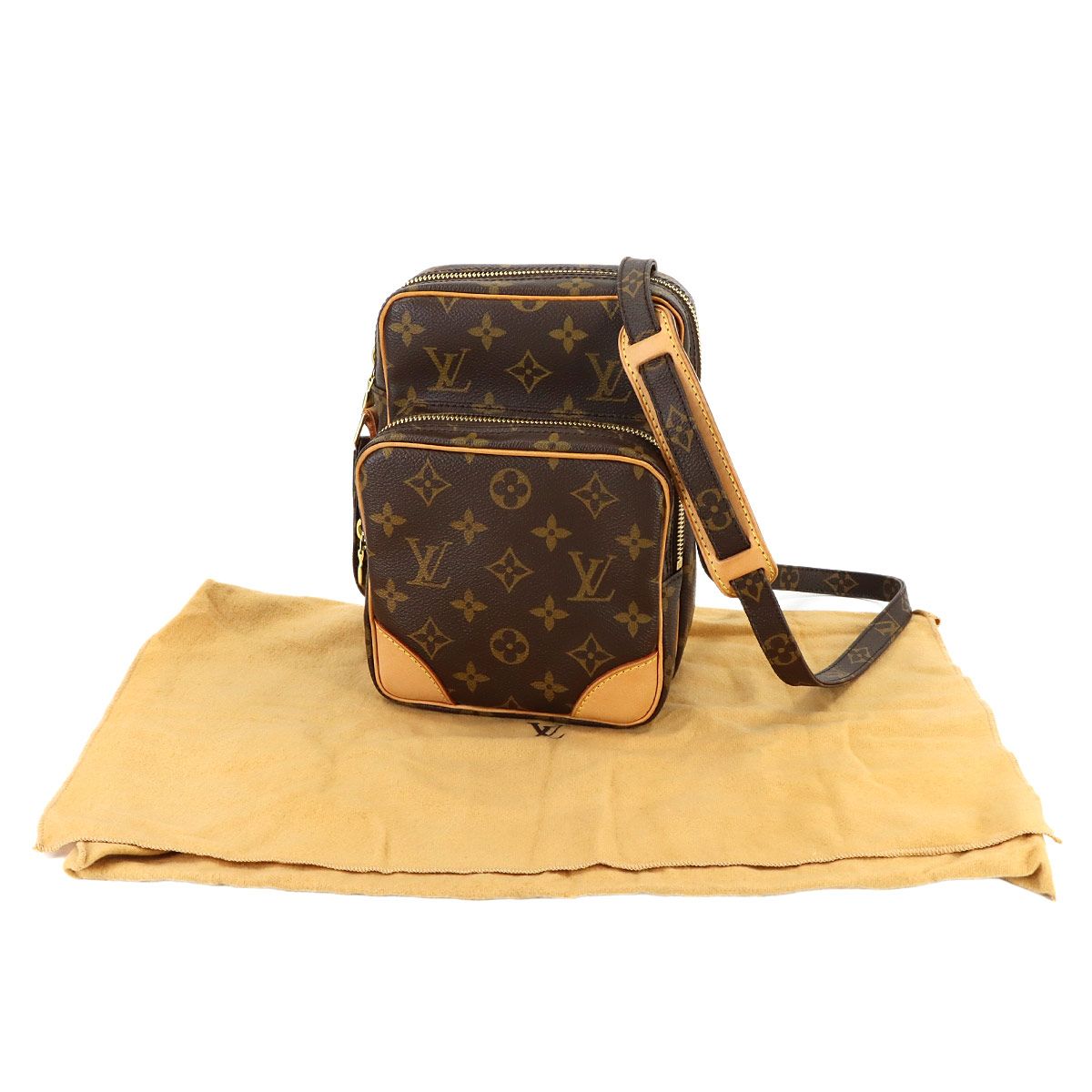 新品同様 ルイ ヴィトン LOUIS VUITTON モノグラム アマゾン ショルダー バッグ ブラウン M45236 ゴールド 金具 Amazon Bag 90317946 新品同様 ルイ ヴィトン LOUIS VUITTON モノグラム アマゾン