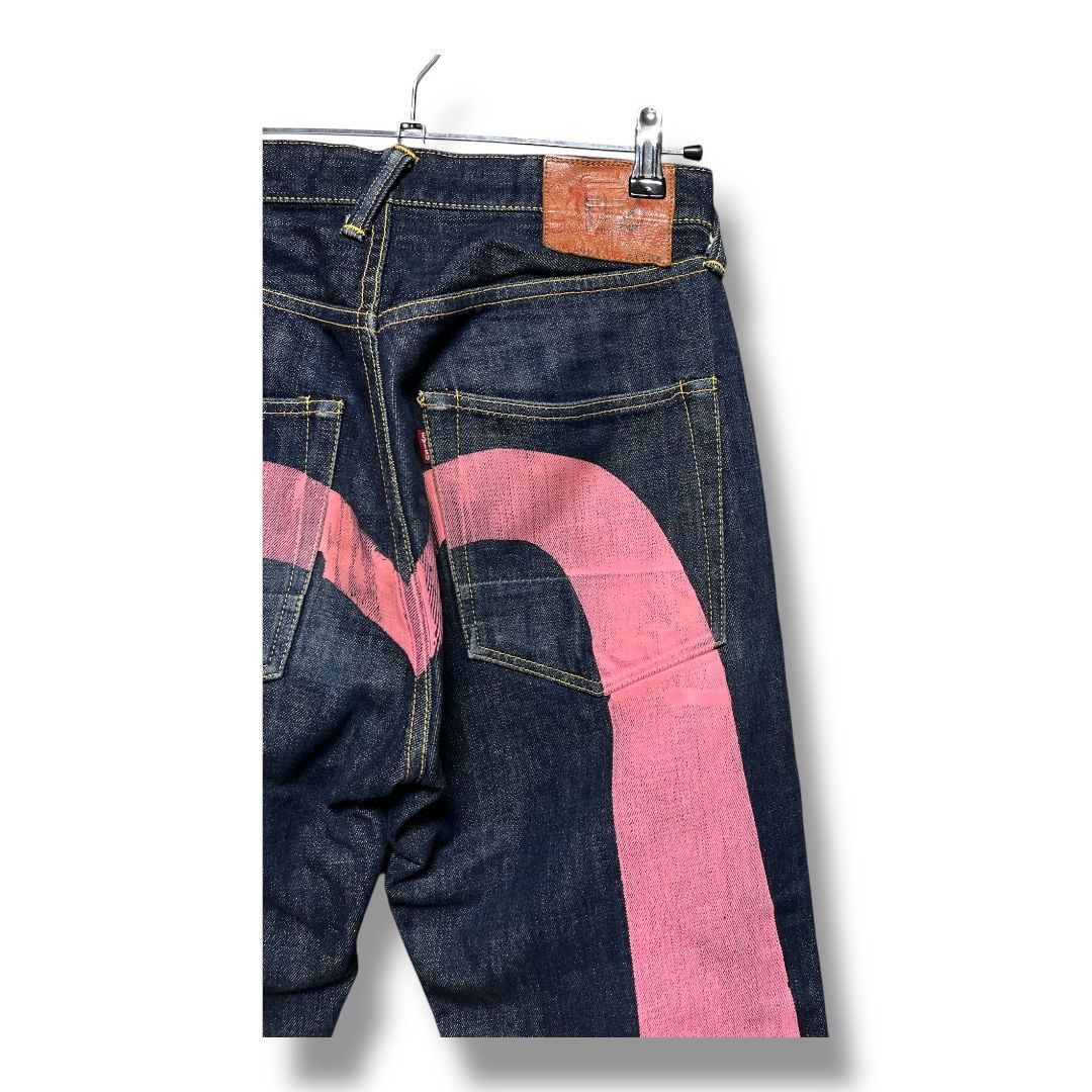 EVISU エヴィス エビス Lot.2002 大黒ピンク セルビッジジーンズ