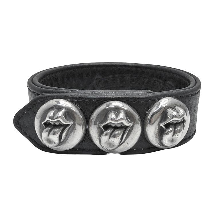 Chrome Hearts クロムハーツ BR 3BTN 2SNP LT リップ&タン レザー