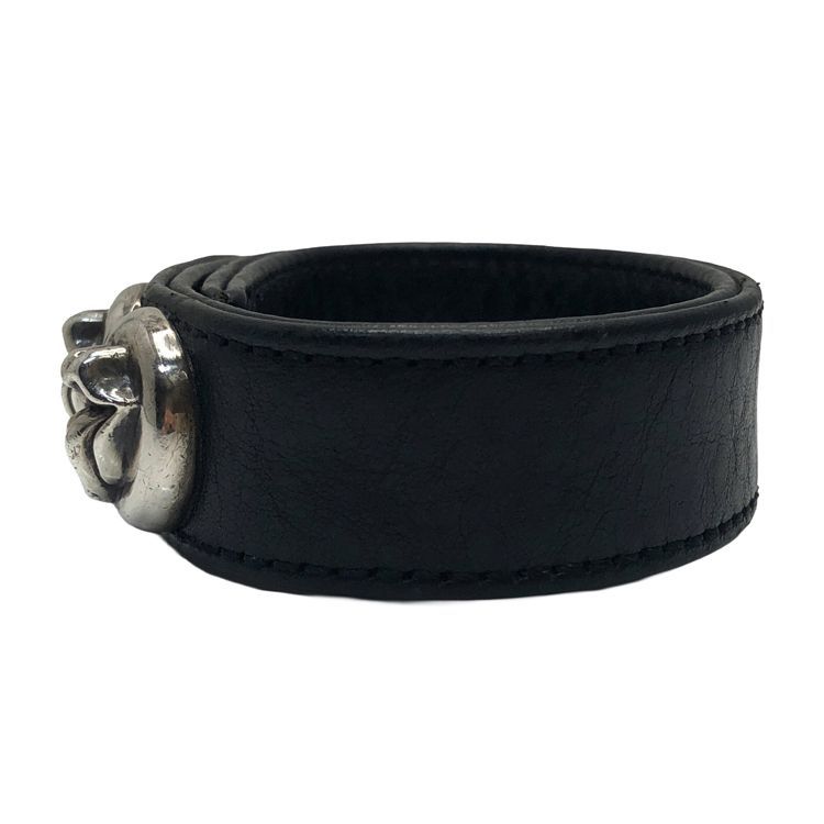 Chrome Hearts クロムハーツ BR 3BTN 2SNP LT リップ&タン レザー