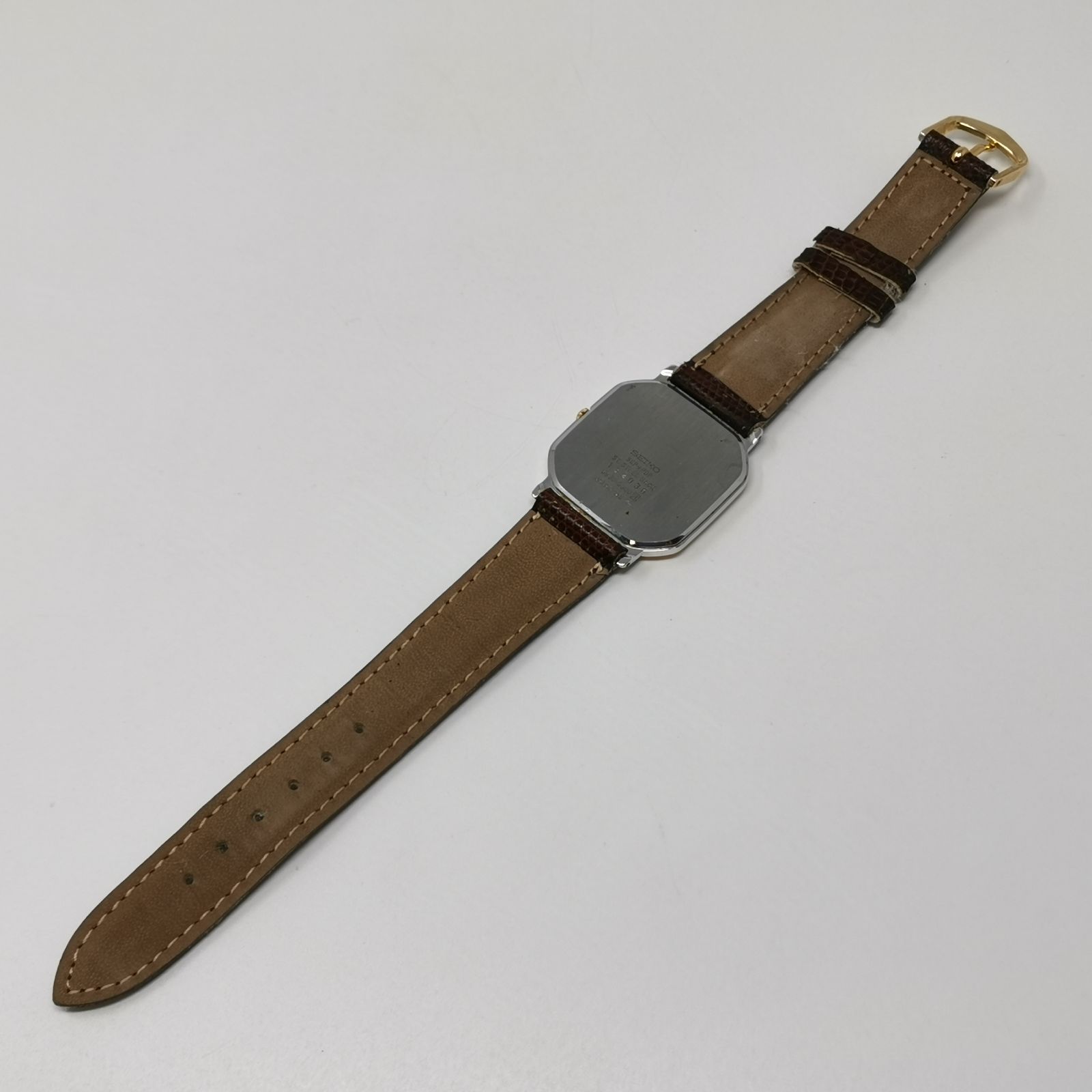SEIKO セイコー アンティーク メンズ腕時計 クオーツ 電池切れのため 