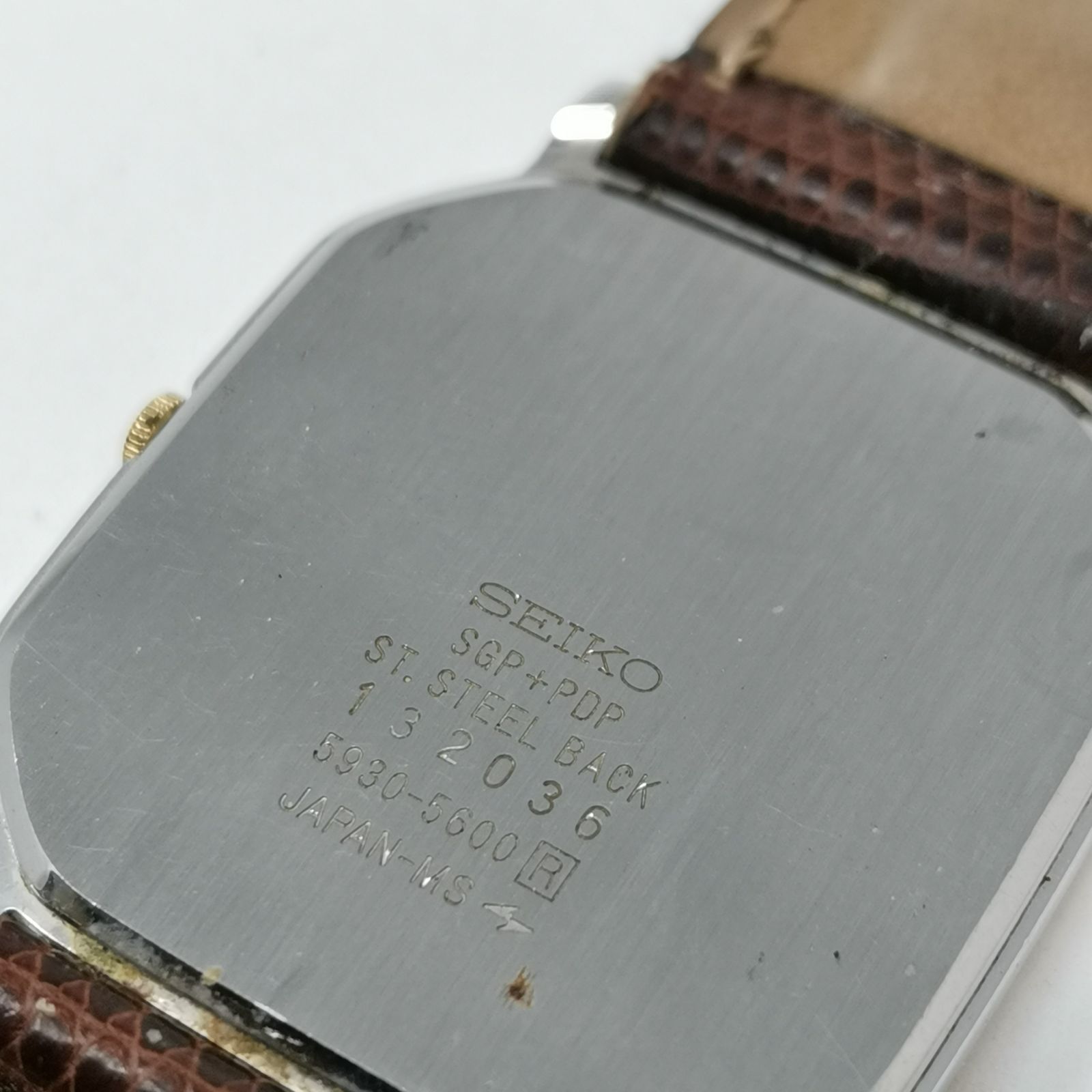 SEIKO セイコー アンティーク メンズ腕時計 クオーツ 電池切れのため 