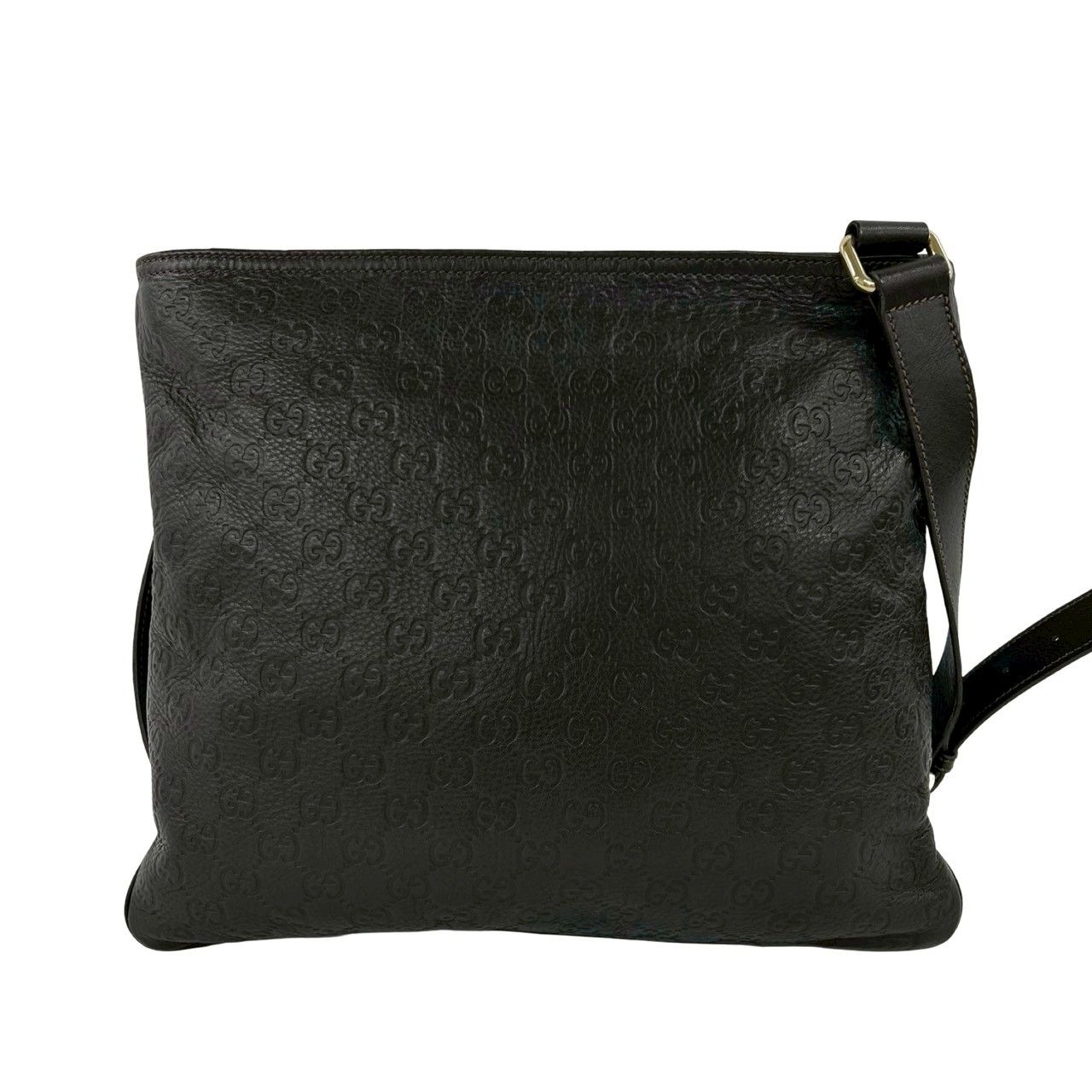 極 美品 GUCCI グッチ シマ GG 柄 レザー 本革 ショルダーバッグ
