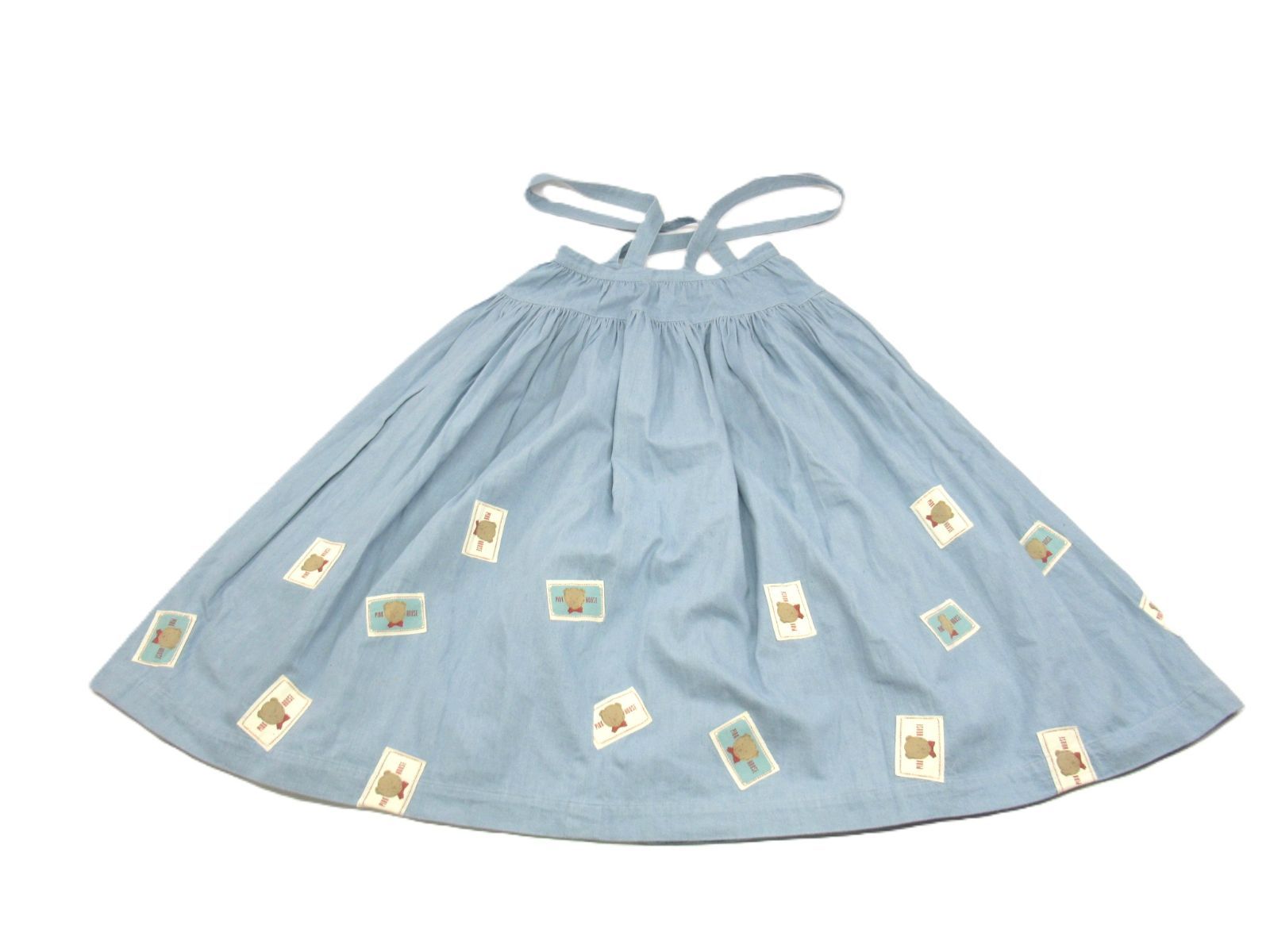 K0415005) PINK HOUSE ピンクハウス サスペンダー付きスカート ロング