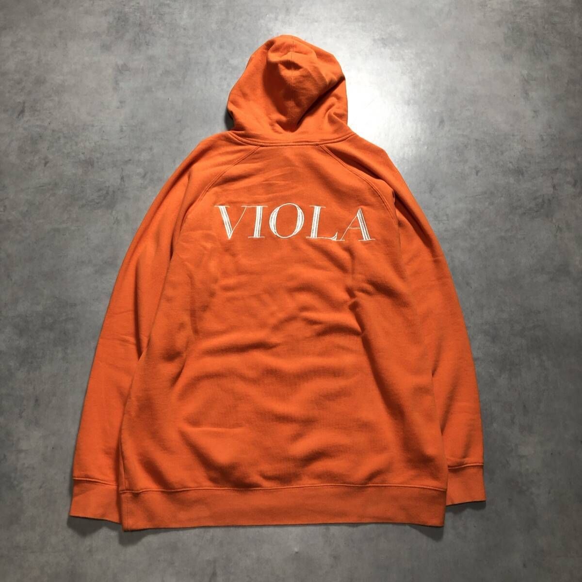 GQ5201◇VIOLA＆ROSES : ロゴプリント スウェットパーカー◇XL 