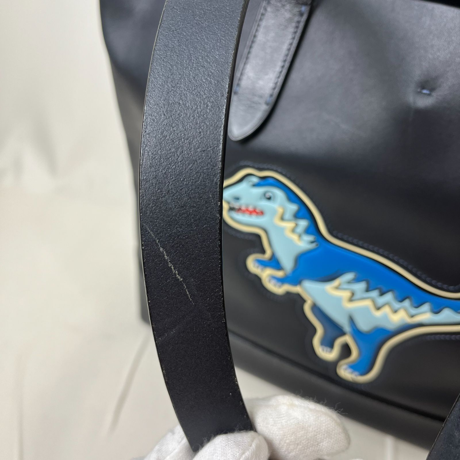 COACH コーチ レキシー 恐竜 トートバッグ C1773-11087 レザー