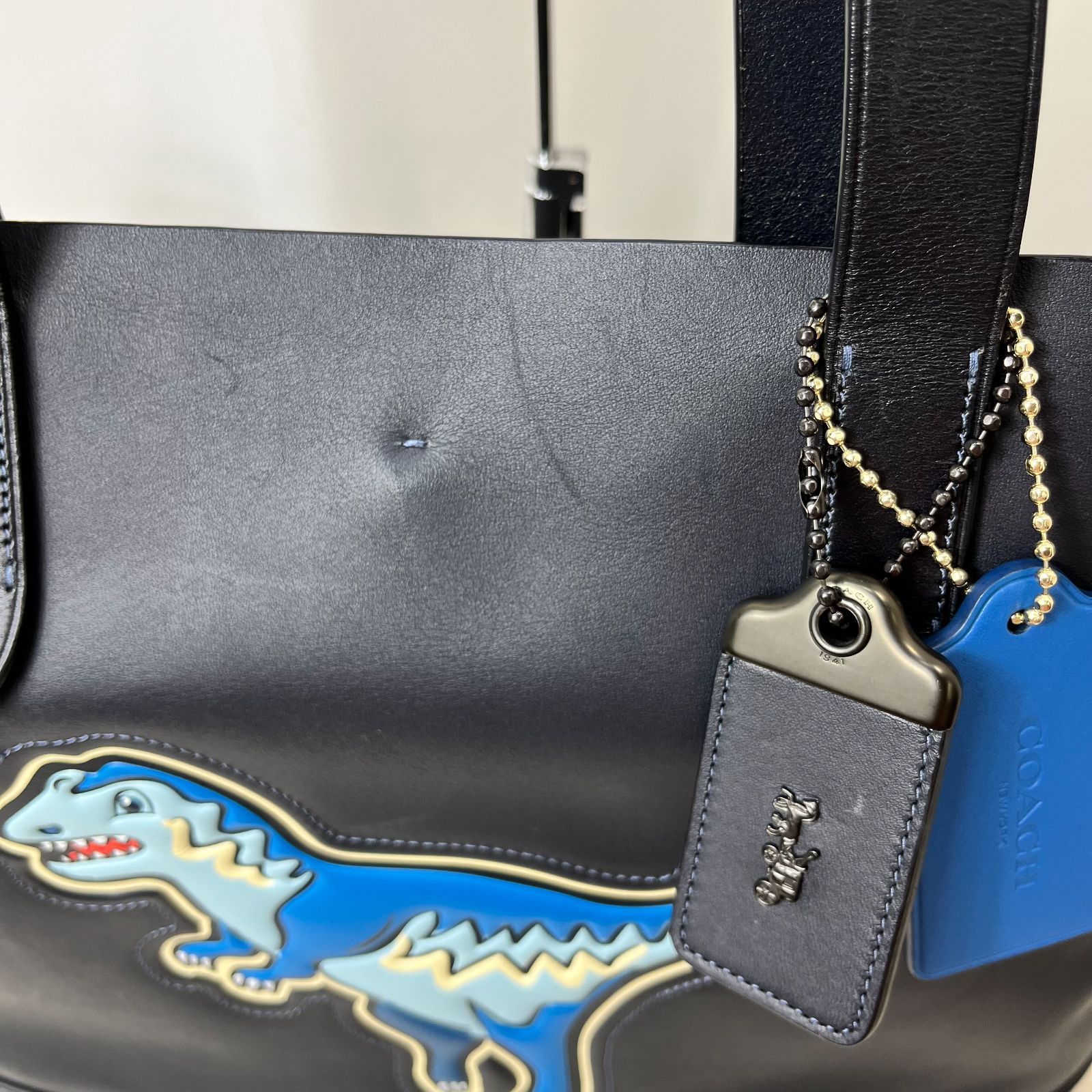 COACH コーチ レキシー 恐竜 トートバッグ C1773-11087 レザー