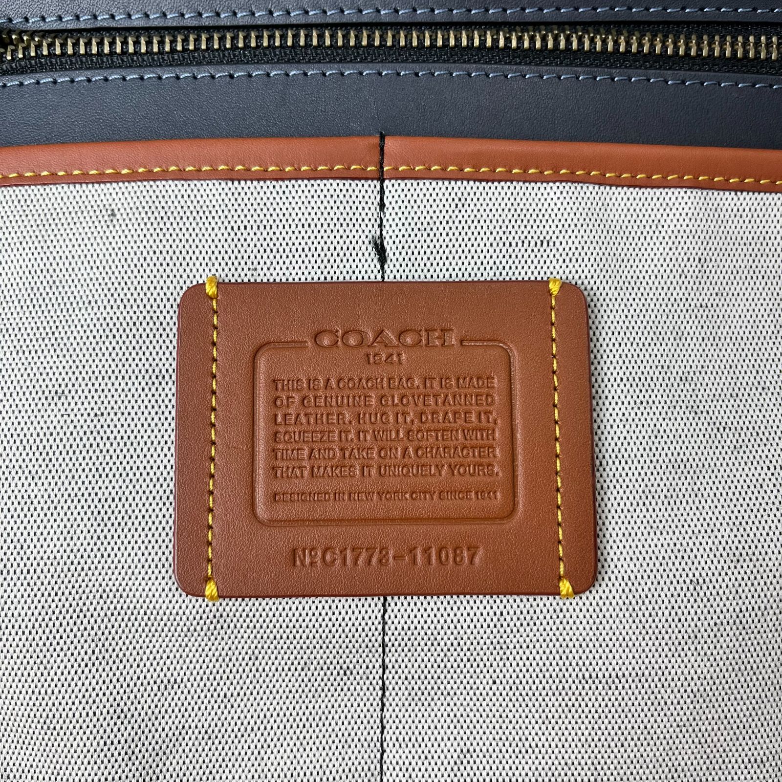 COACH コーチ レキシー 恐竜 トートバッグ C1773-11087 レザー 