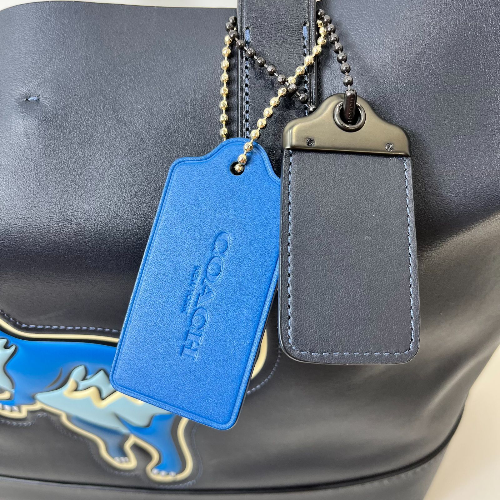 COACH コーチ レキシー 恐竜 トートバッグ C1773-11087 レザー